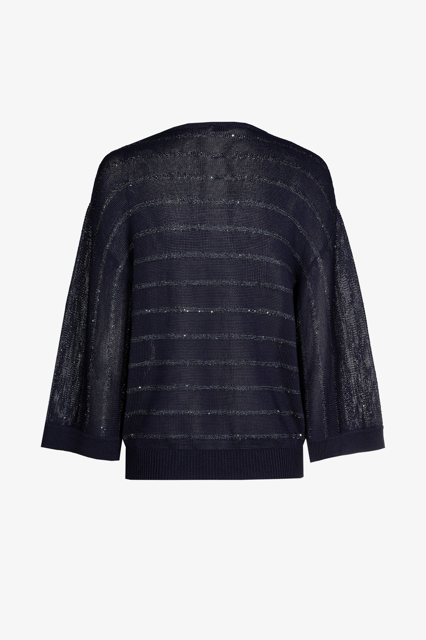 Pull rayé en viscose fine