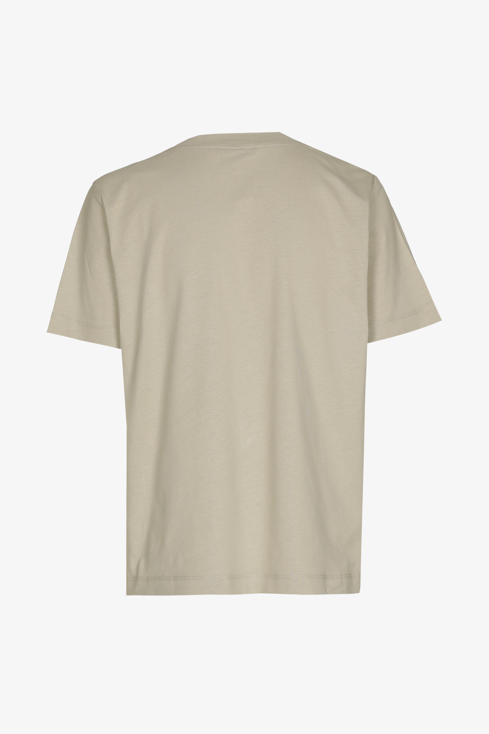 T-shirt with silver neckline