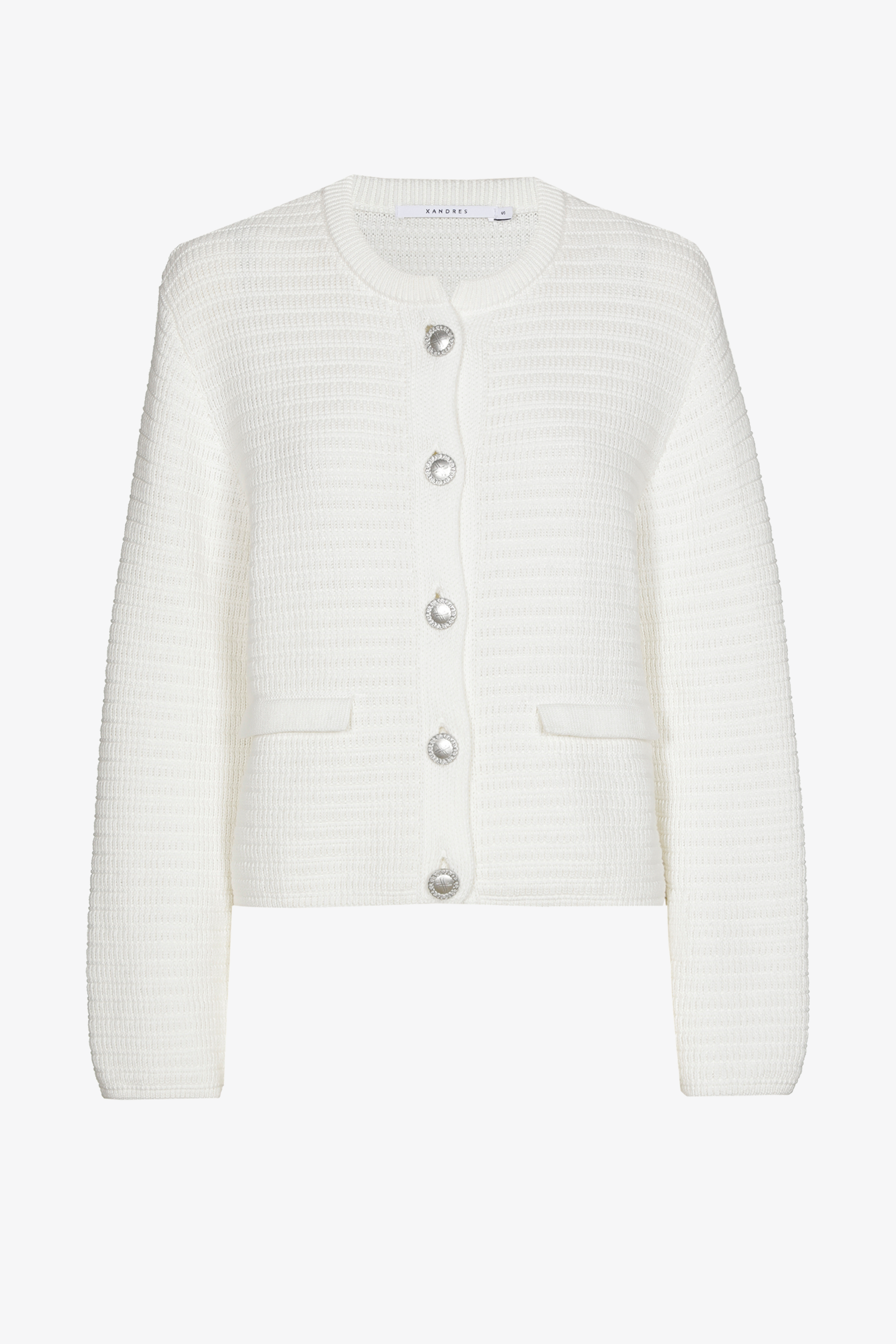 Knitted cotton jacket