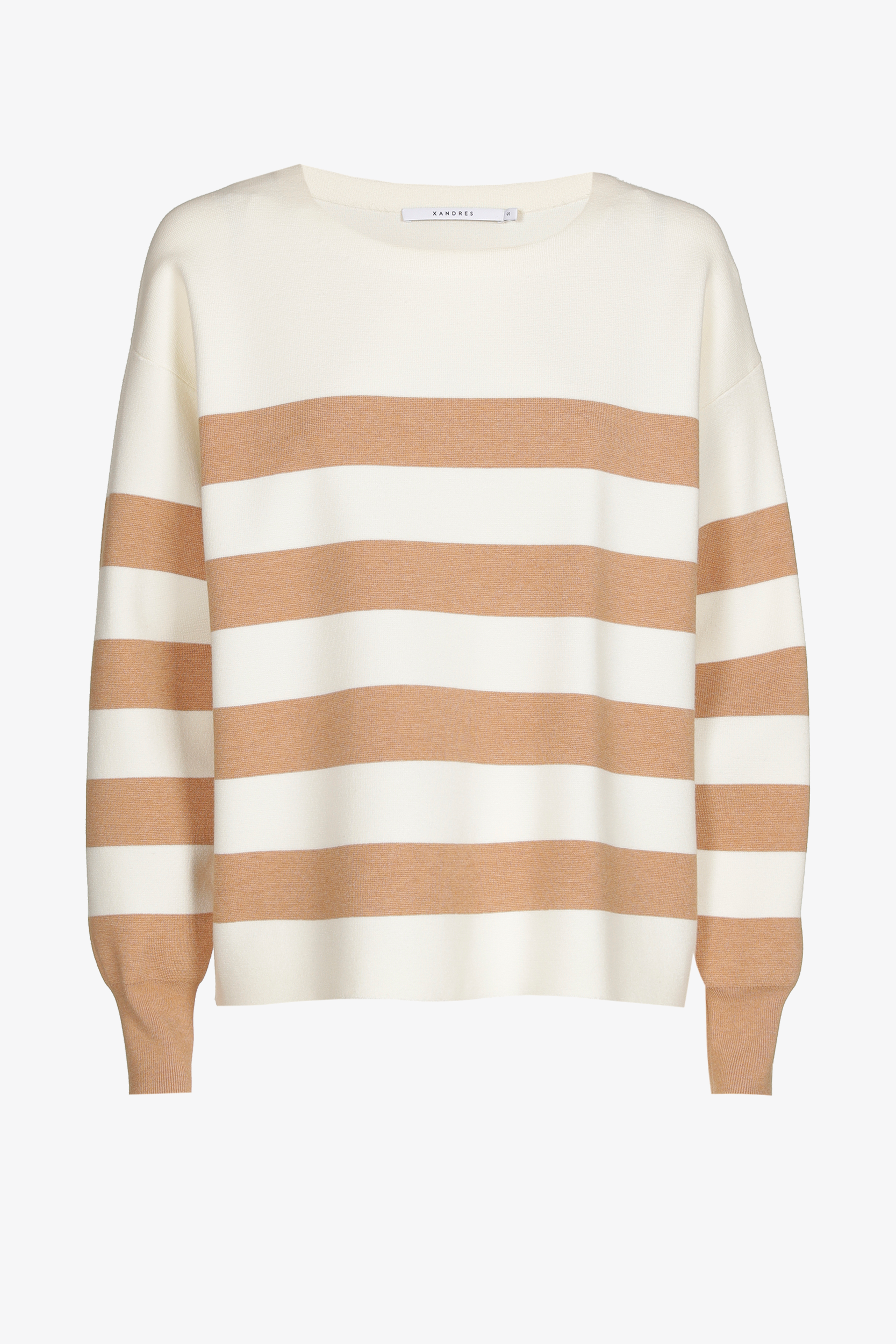 Pull rayé en tissu milano