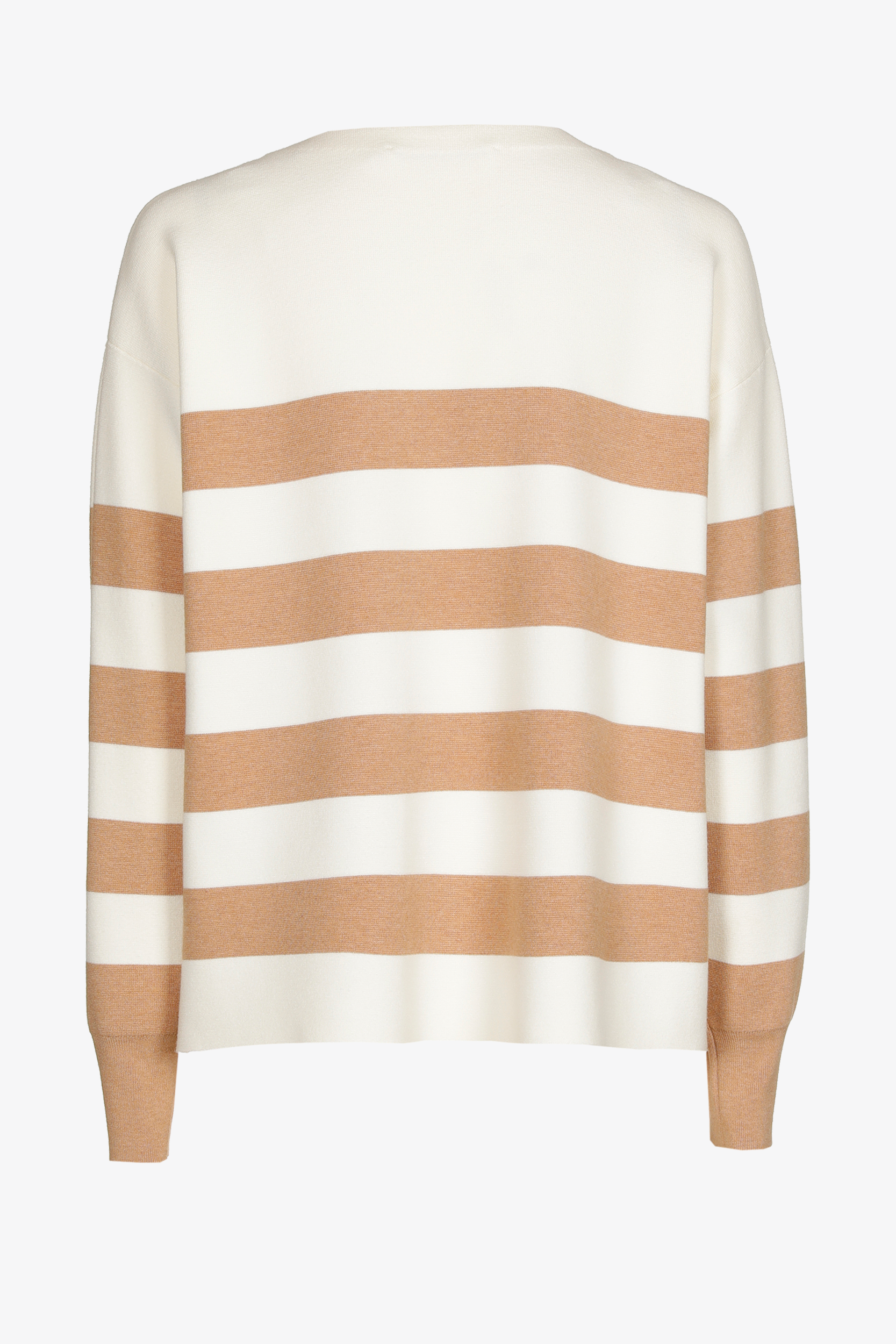 Pull rayé en tissu milano