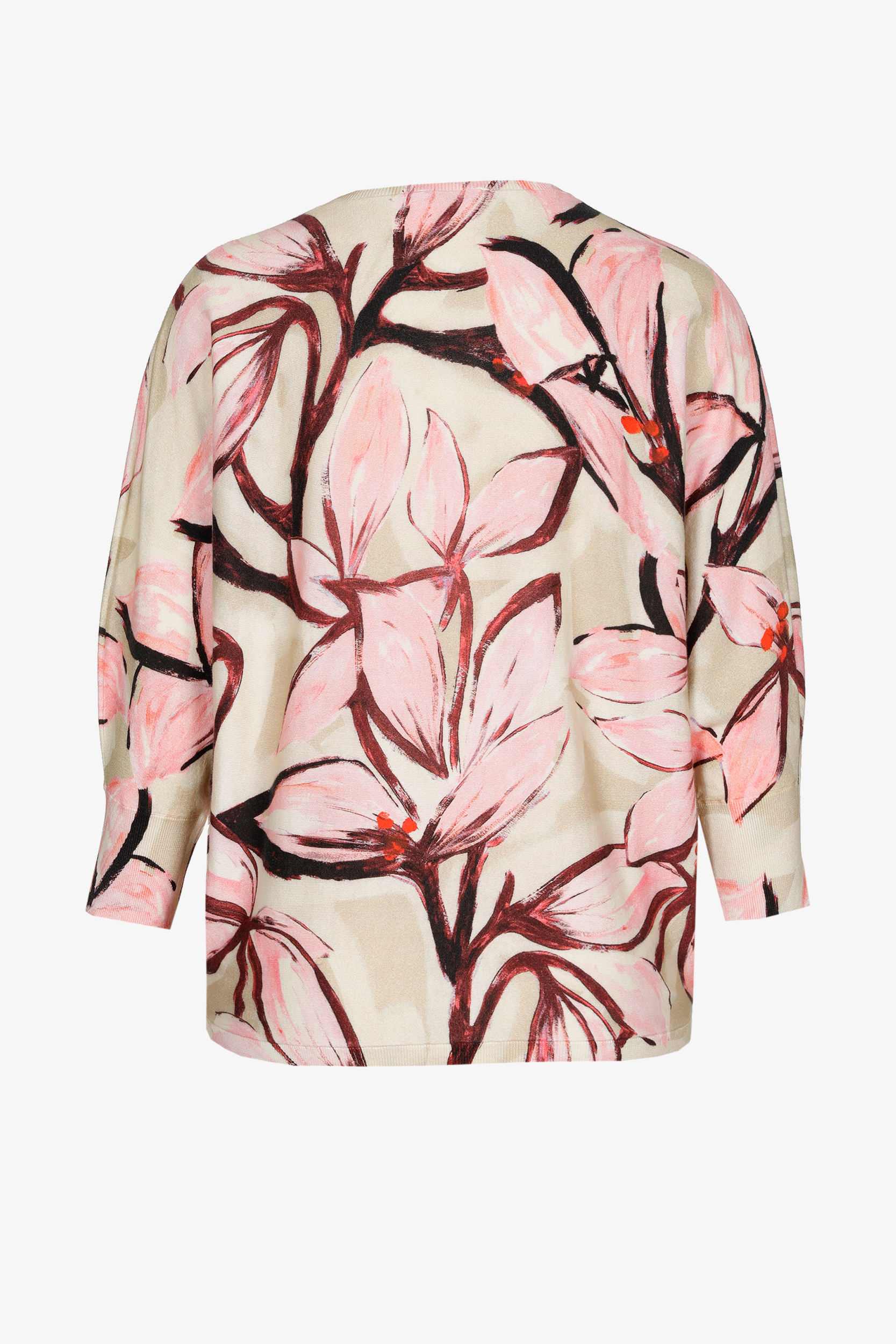 Katoenen pull met bloemenprint