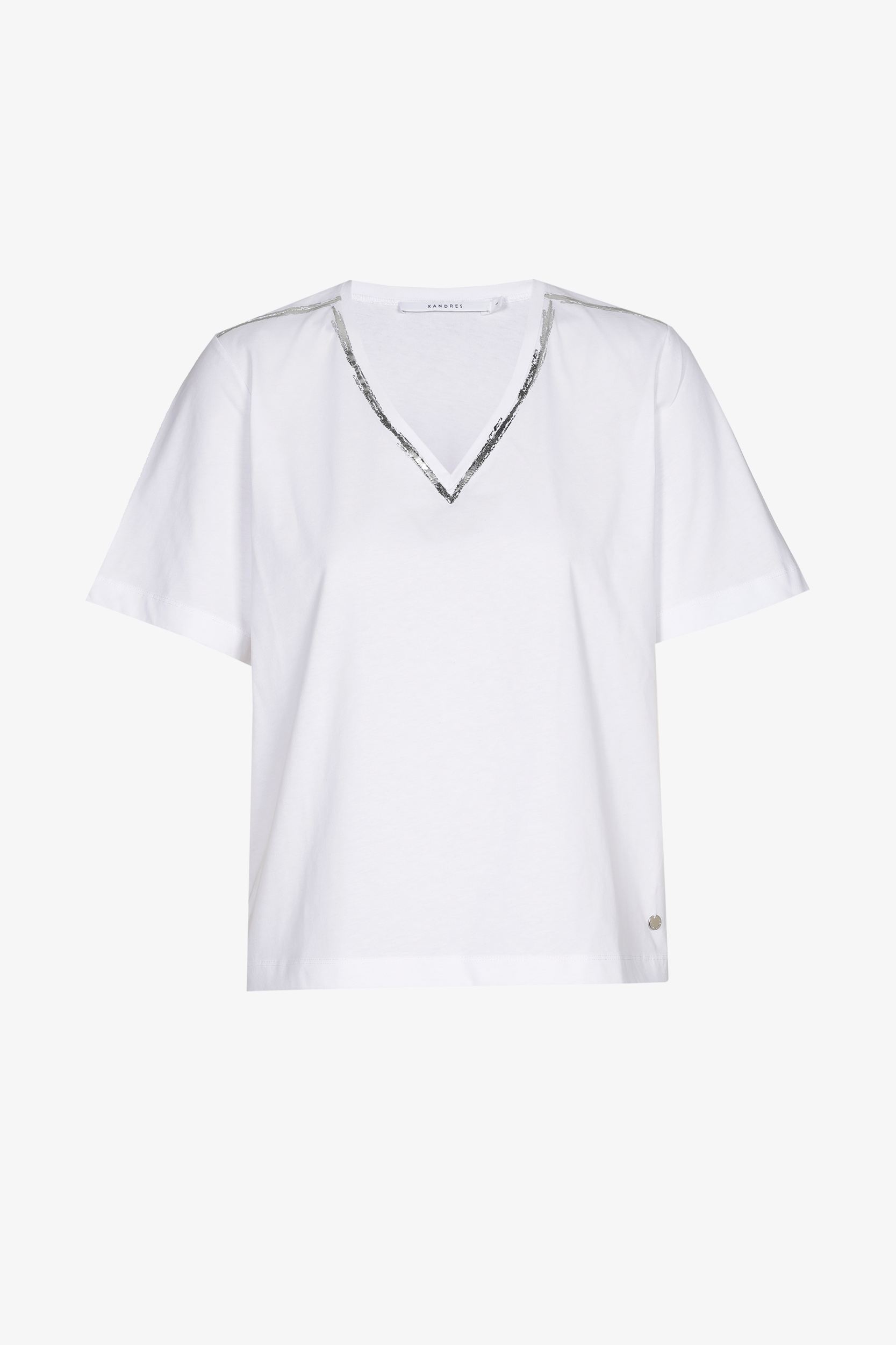 T-shirt avec détail argenté