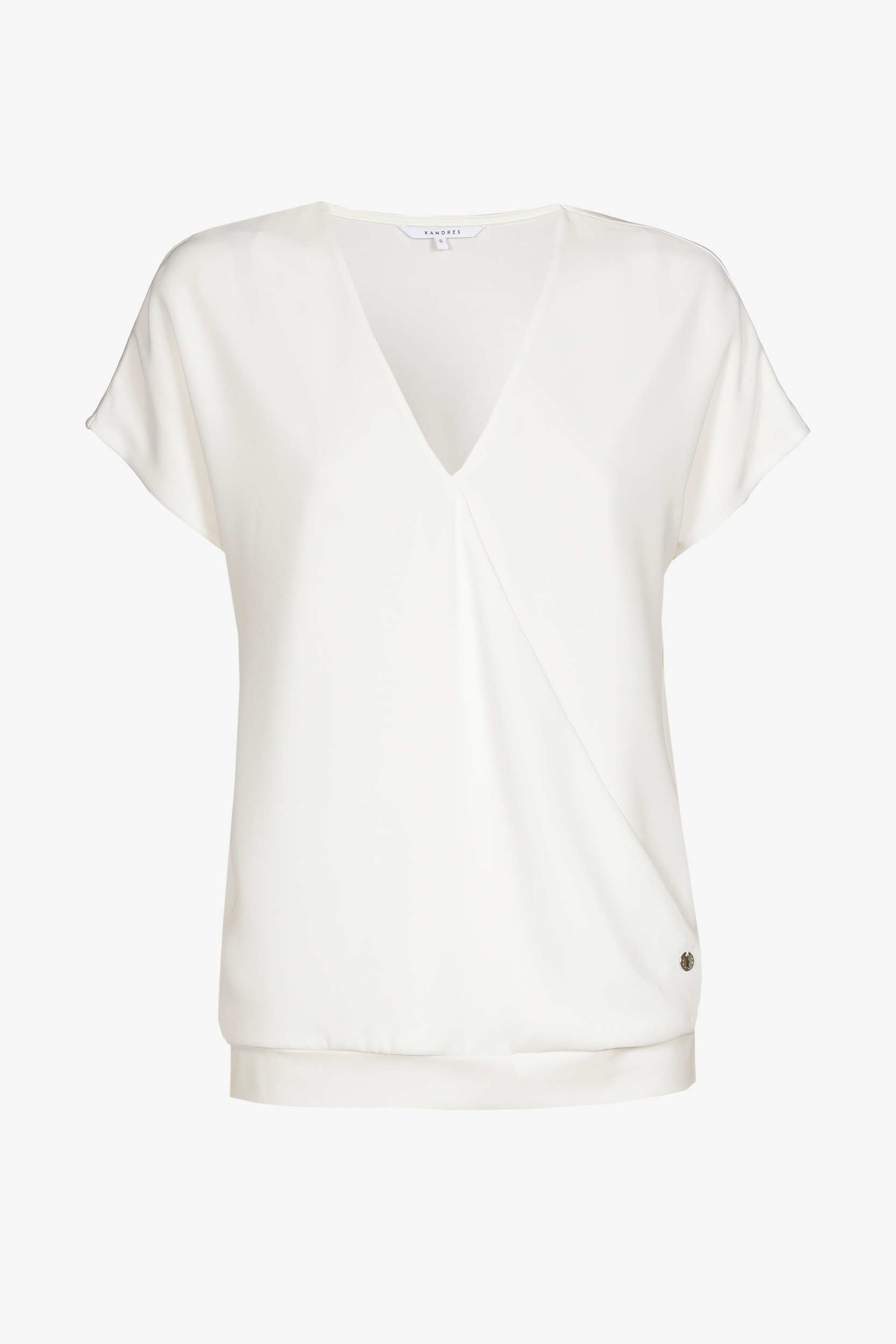 T-shirt with cache-coeur look