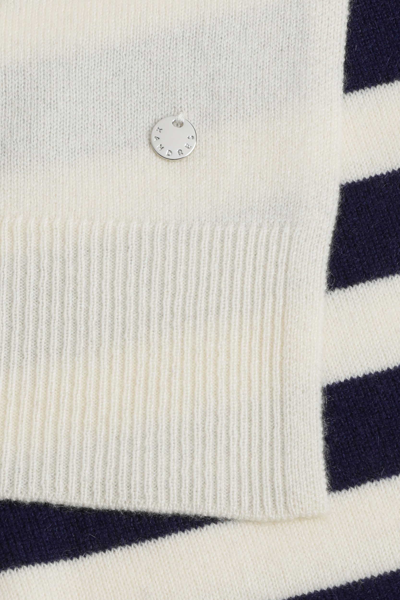 Gestreepte sjaal van cashmere