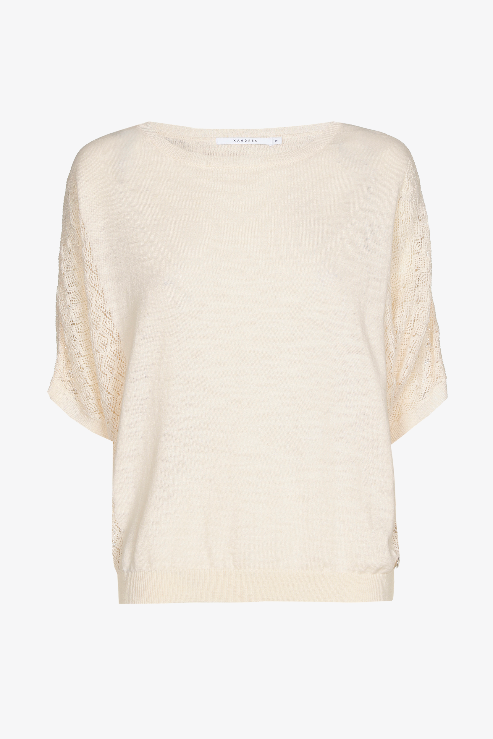 Jumper with openwork knit details