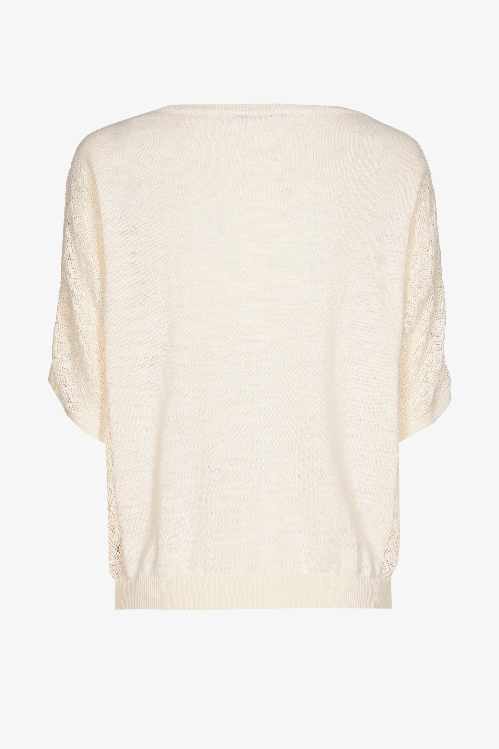 Jumper with openwork knit details