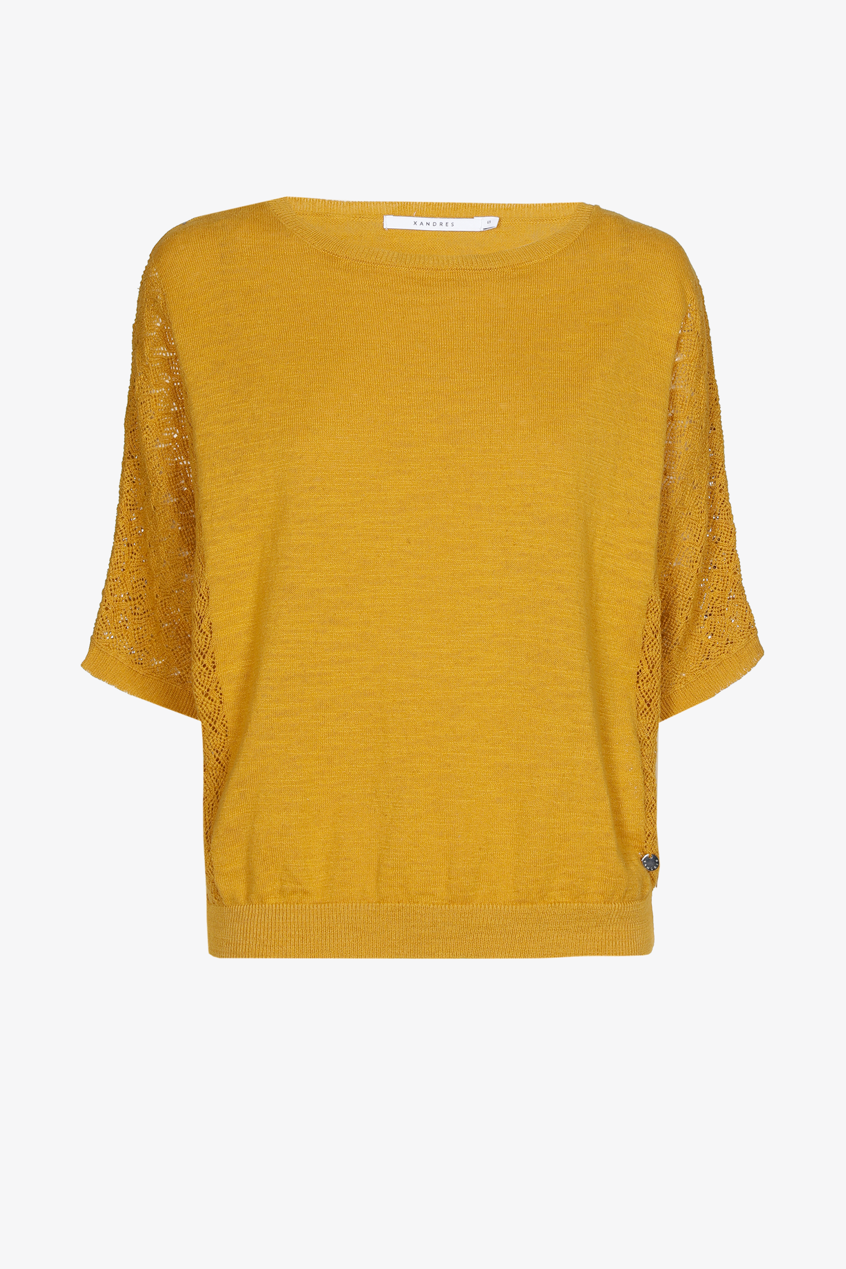 Jumper with openwork knit details