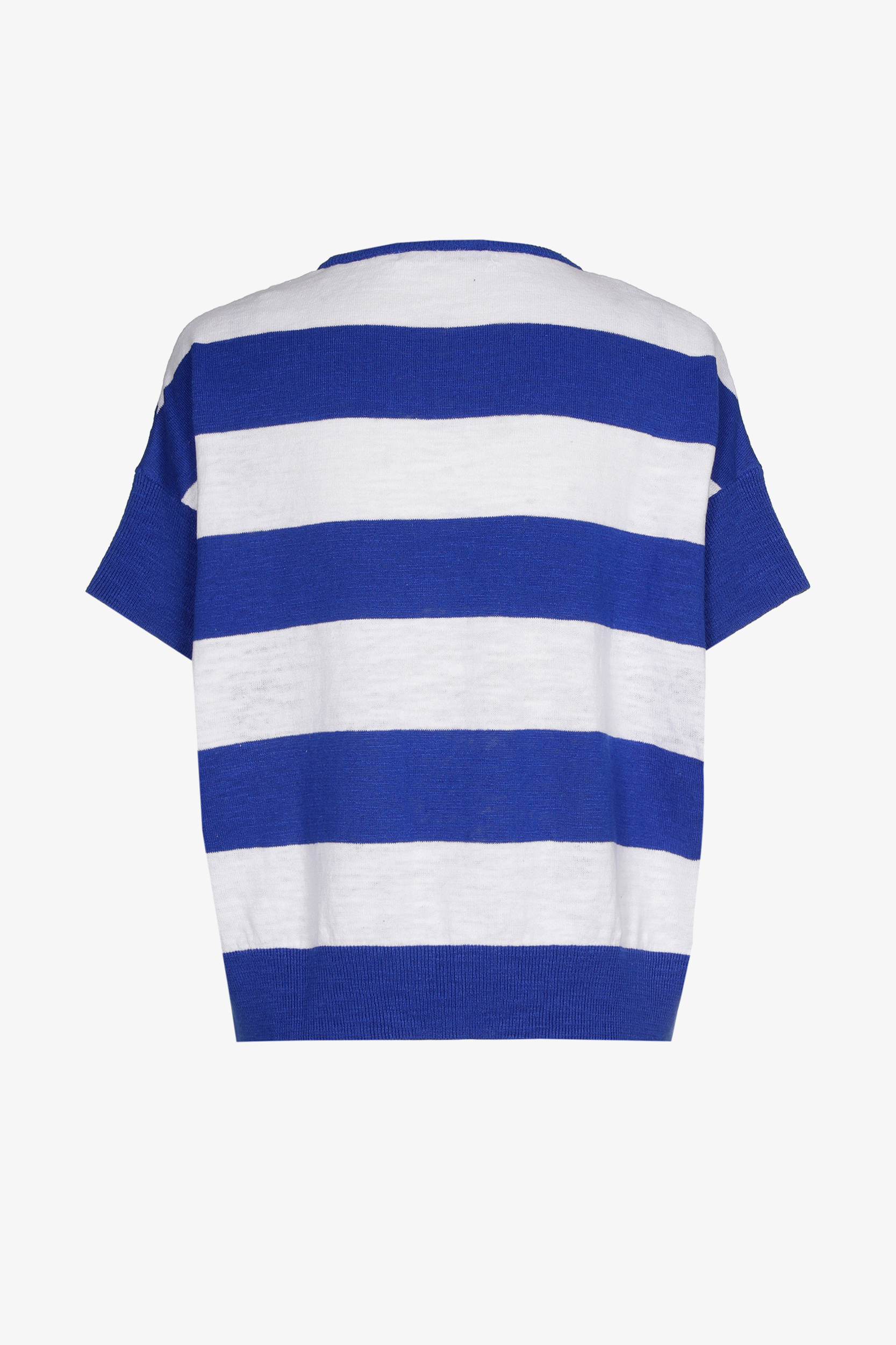 Jumper with block stripes