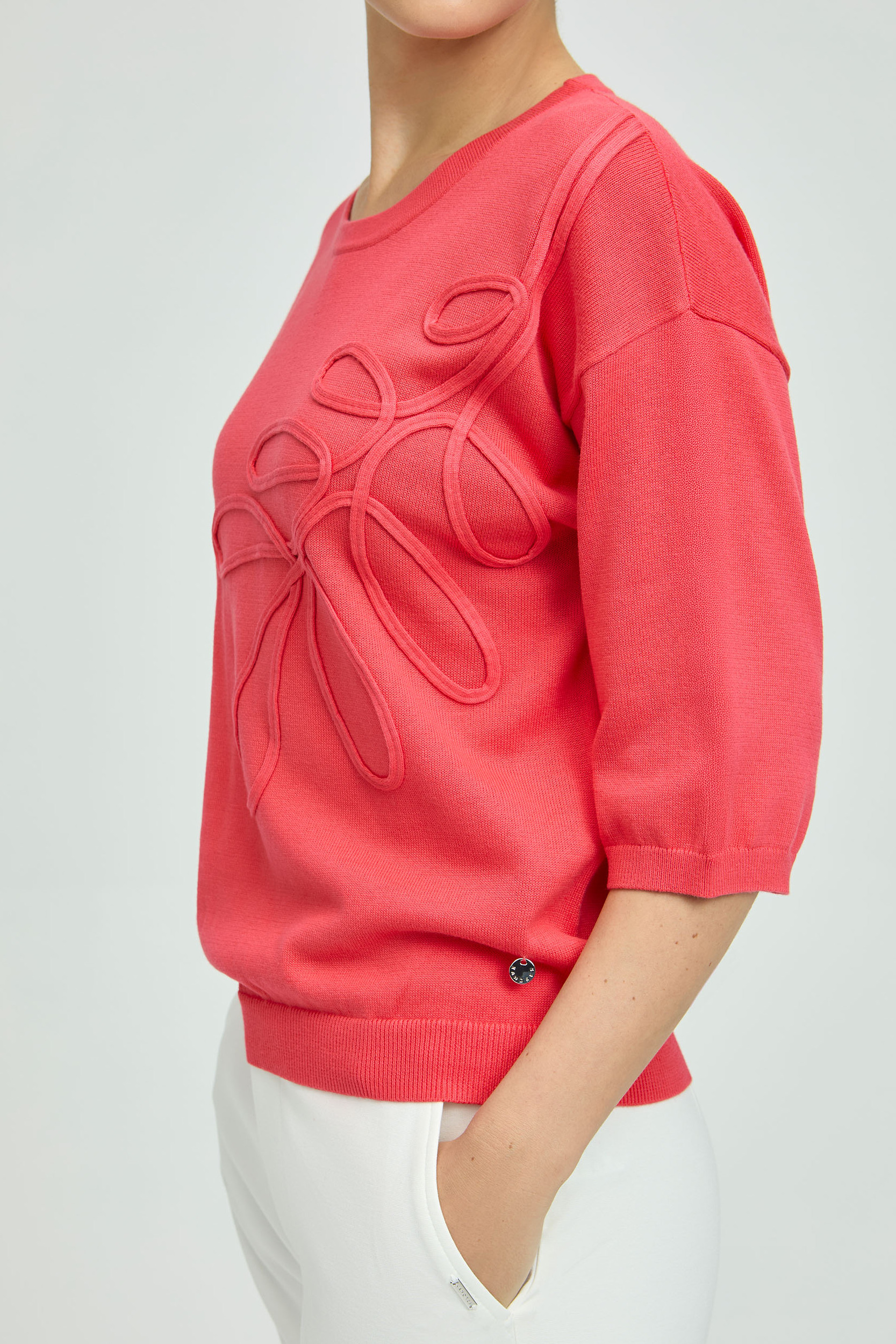 Pull met borduur