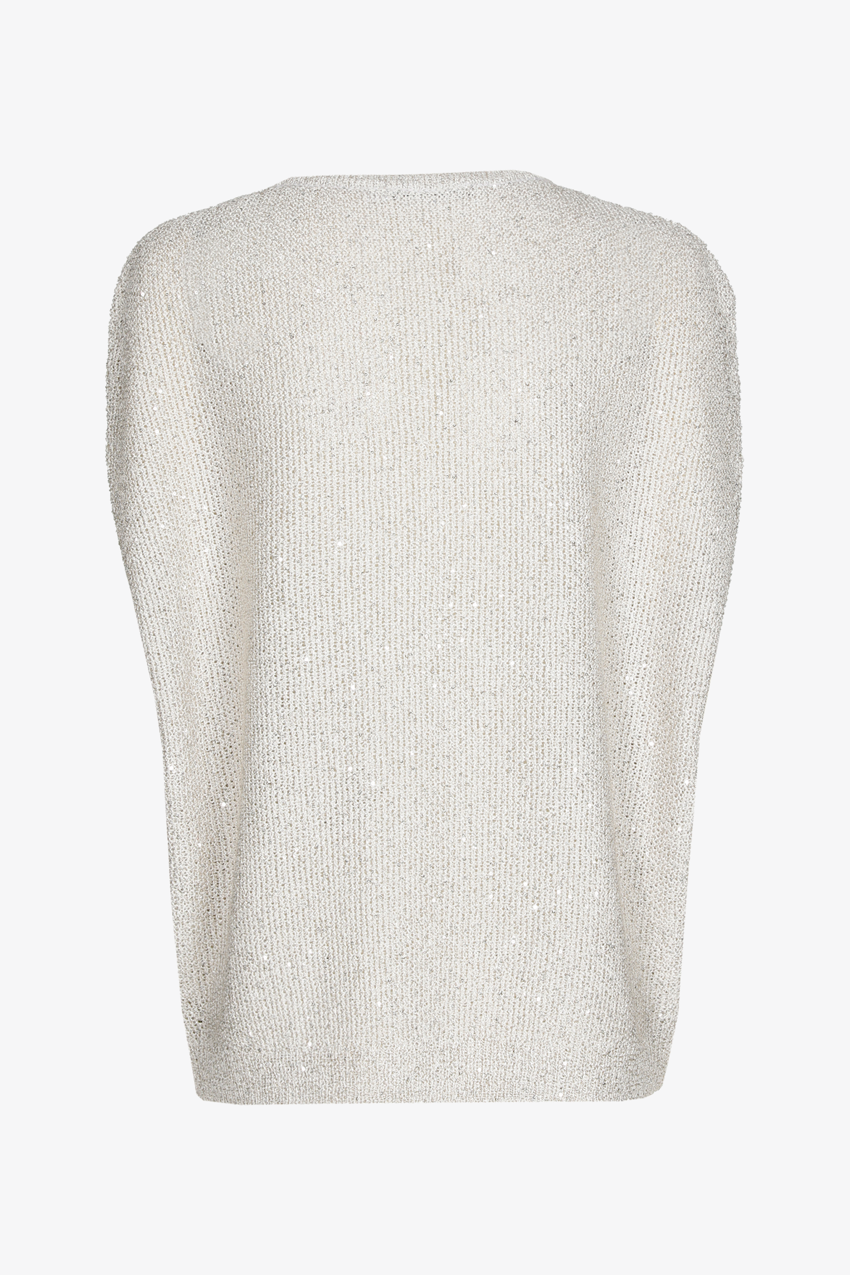 Petit pull pailleté sans manches