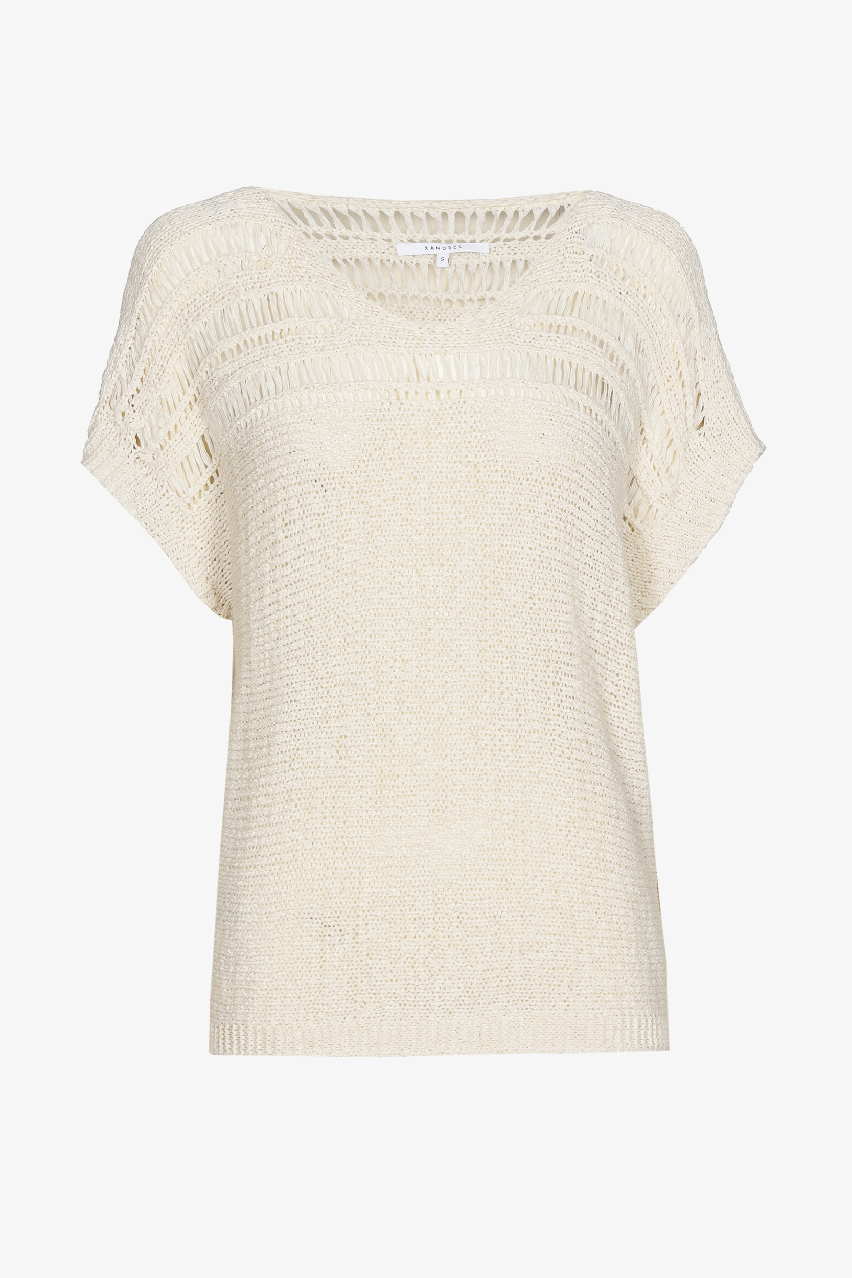 Pull en maille ajourée