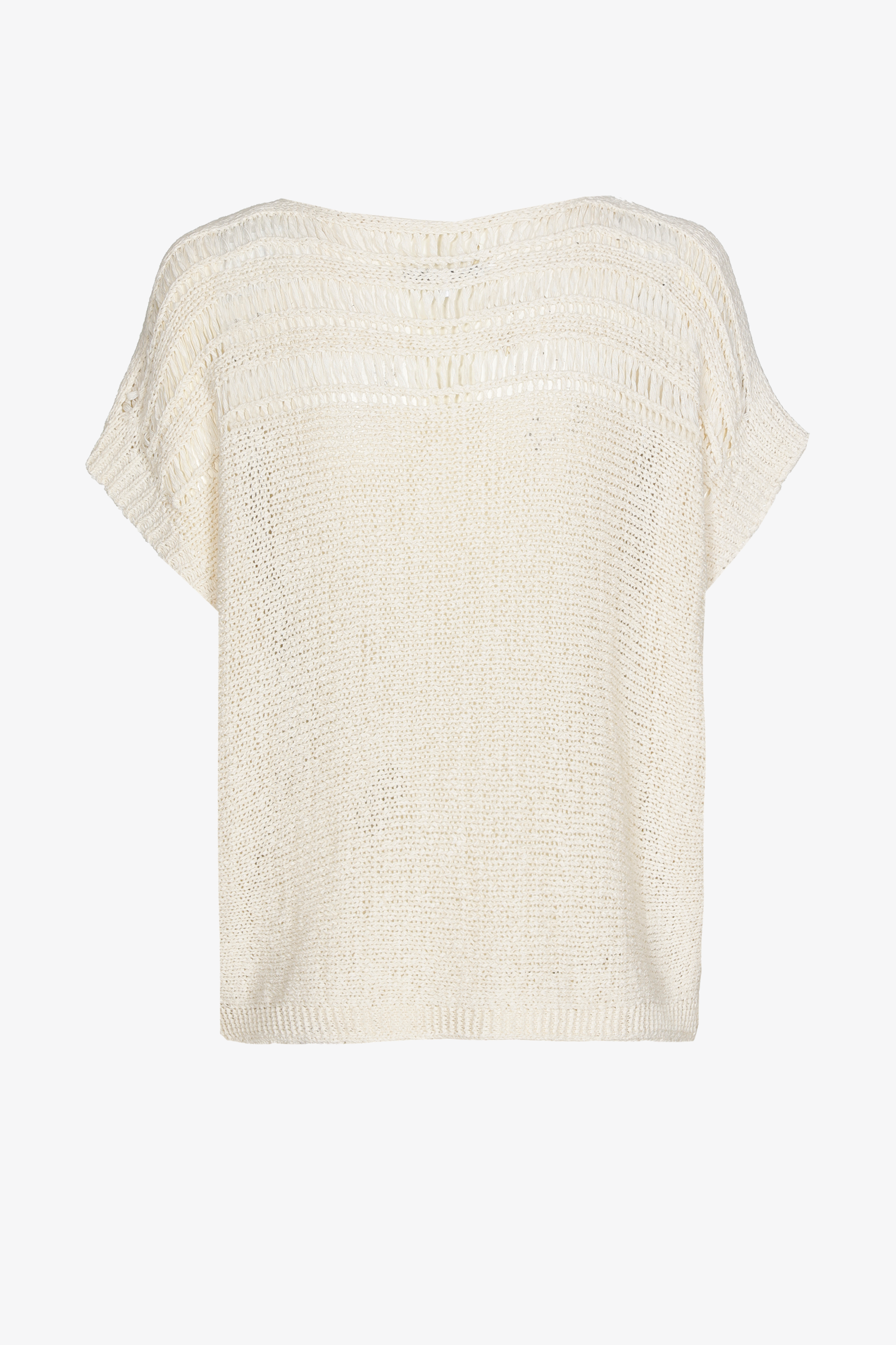 Pull en maille ajourée