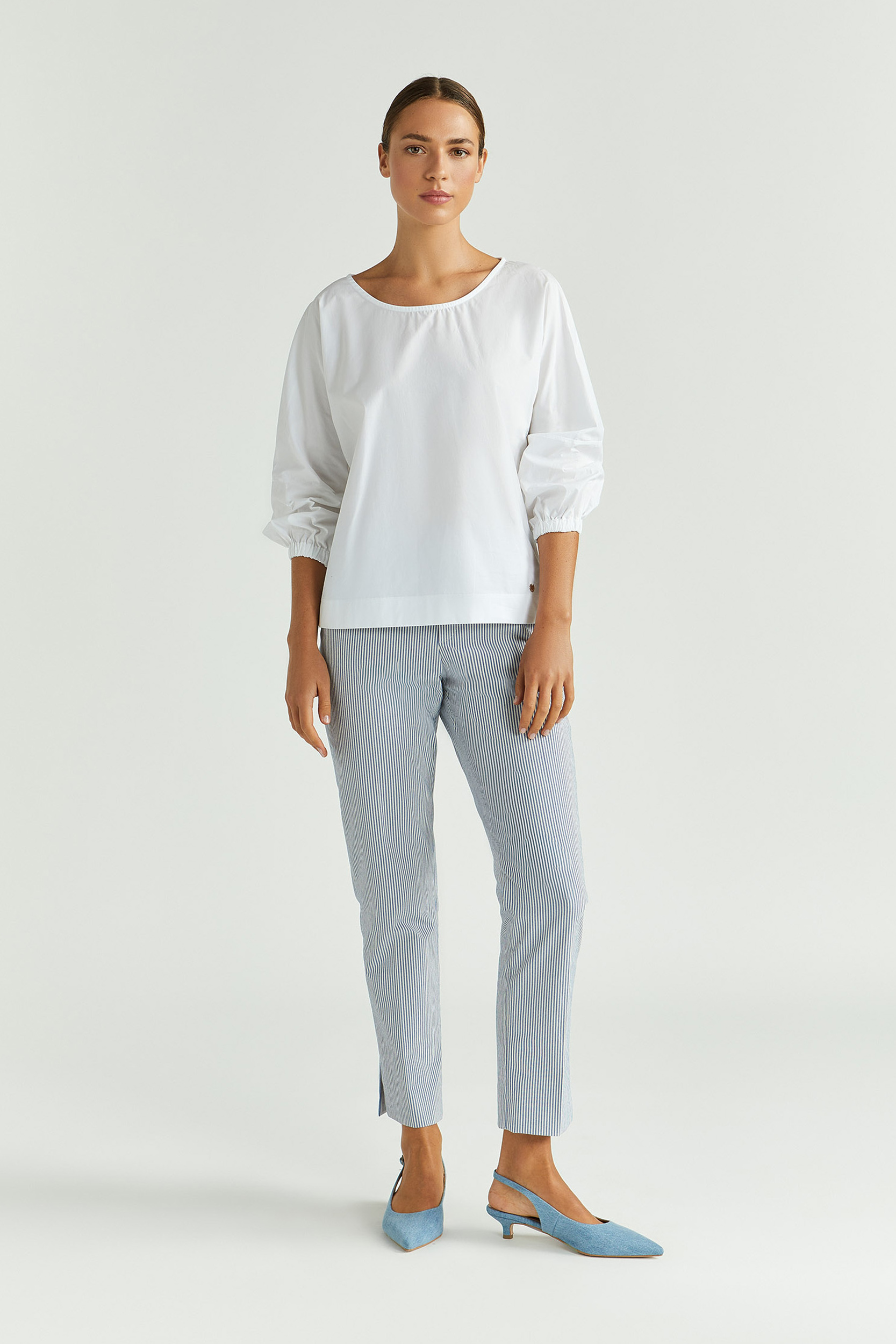Blouse en matière t-shirt
