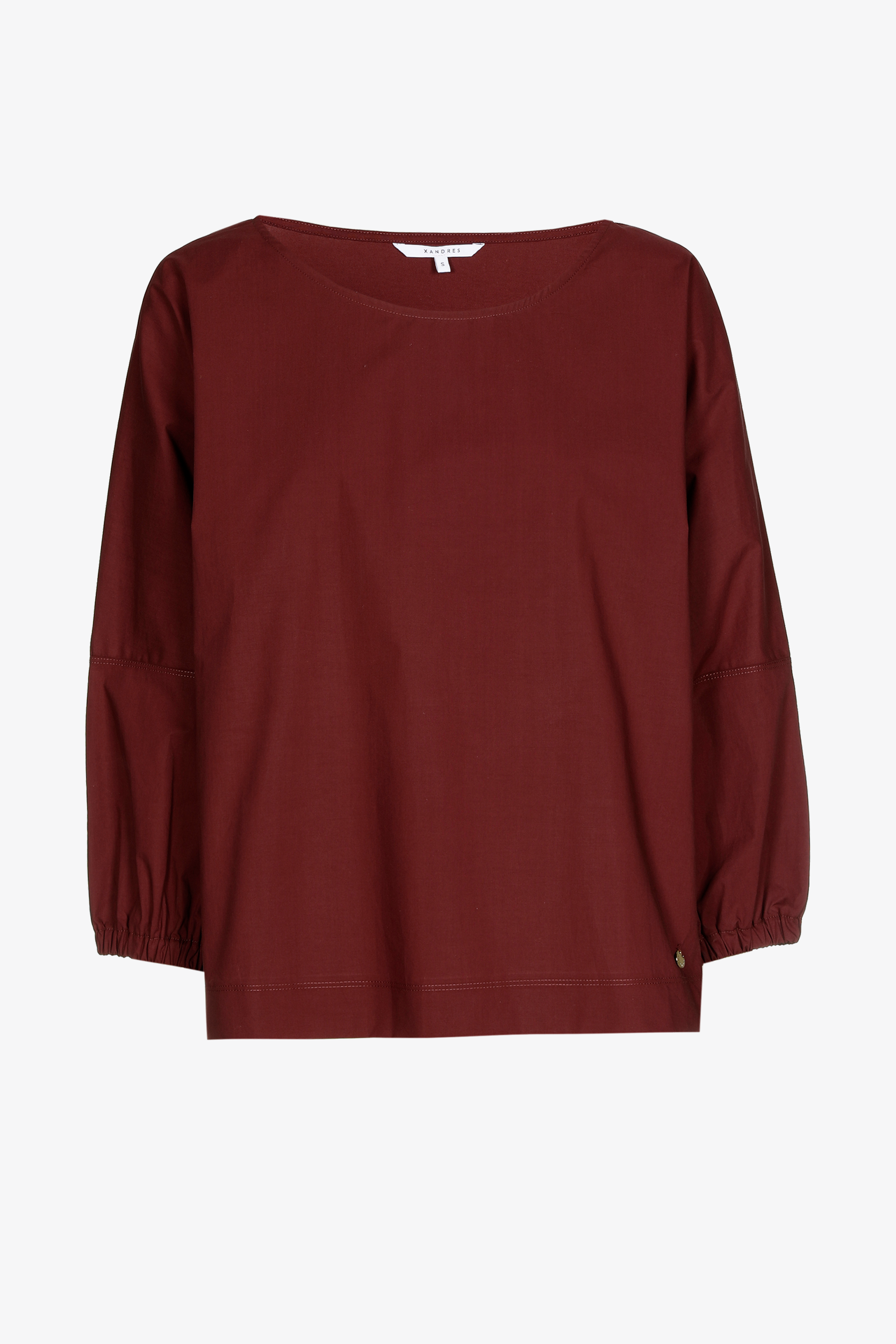 Blouse in T-shirt fabric