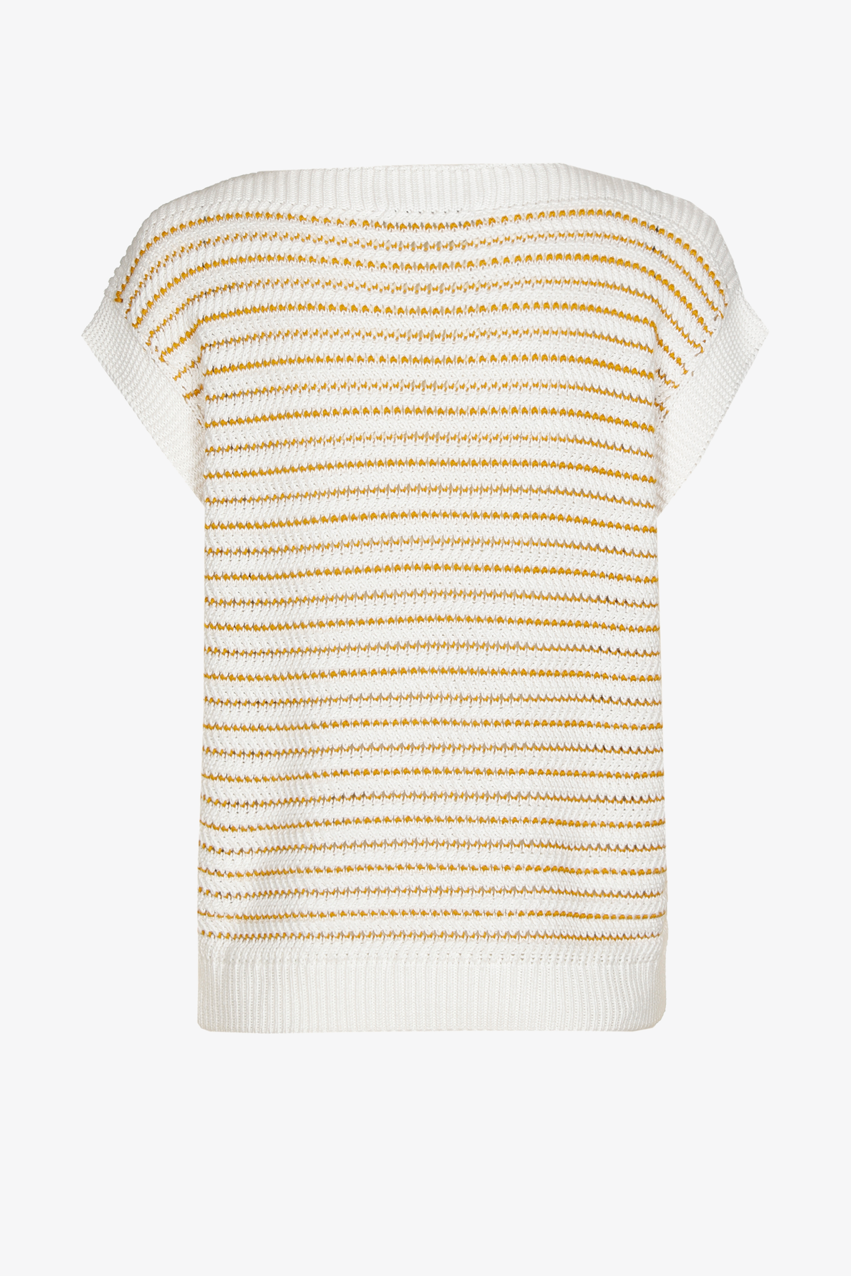 Chunky knit sleeveless pullover