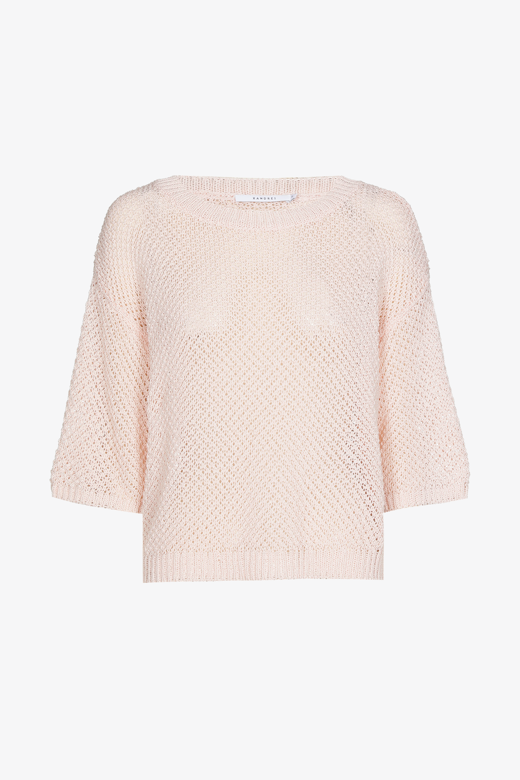 Pull bicolore structuré