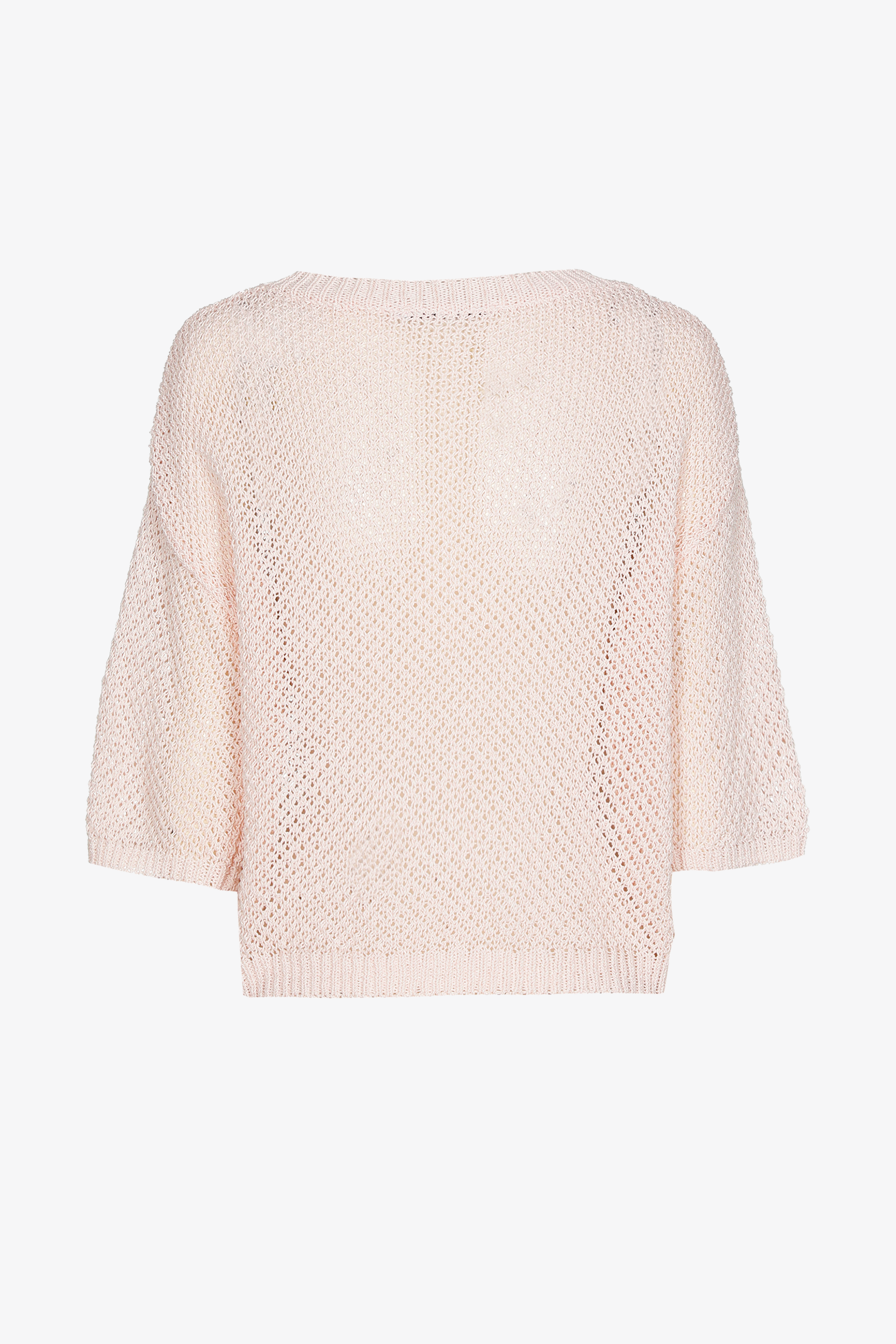 Pull bicolore structuré