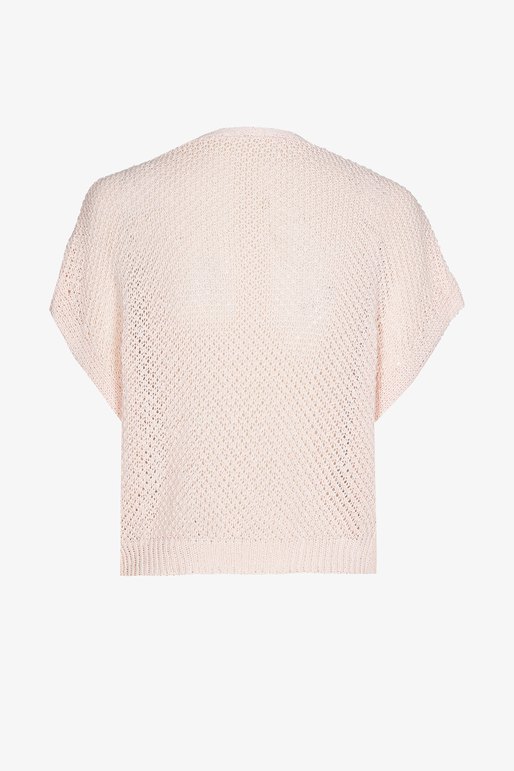 Mouwloos gilet met structuur