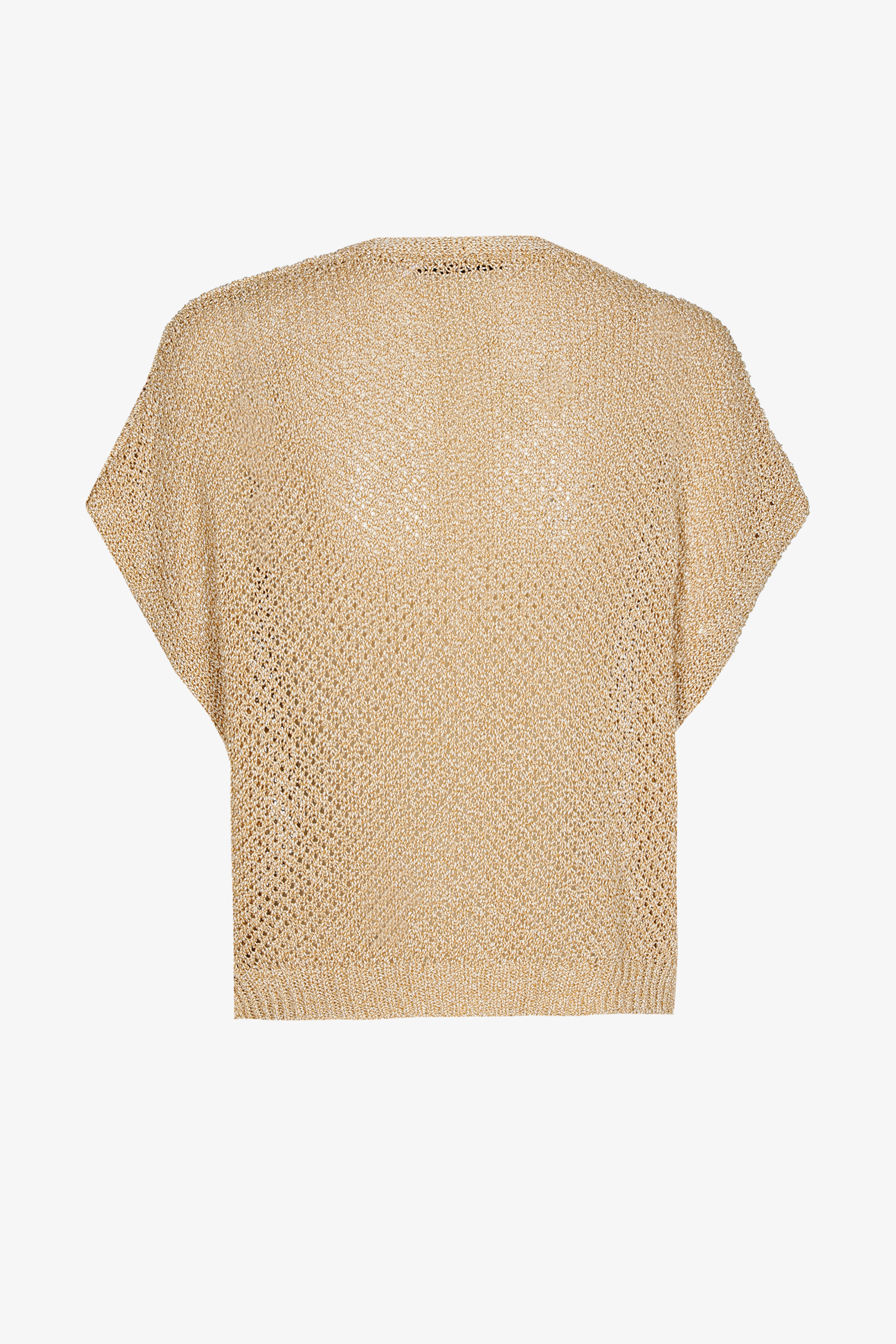 Mouwloos gilet met structuur