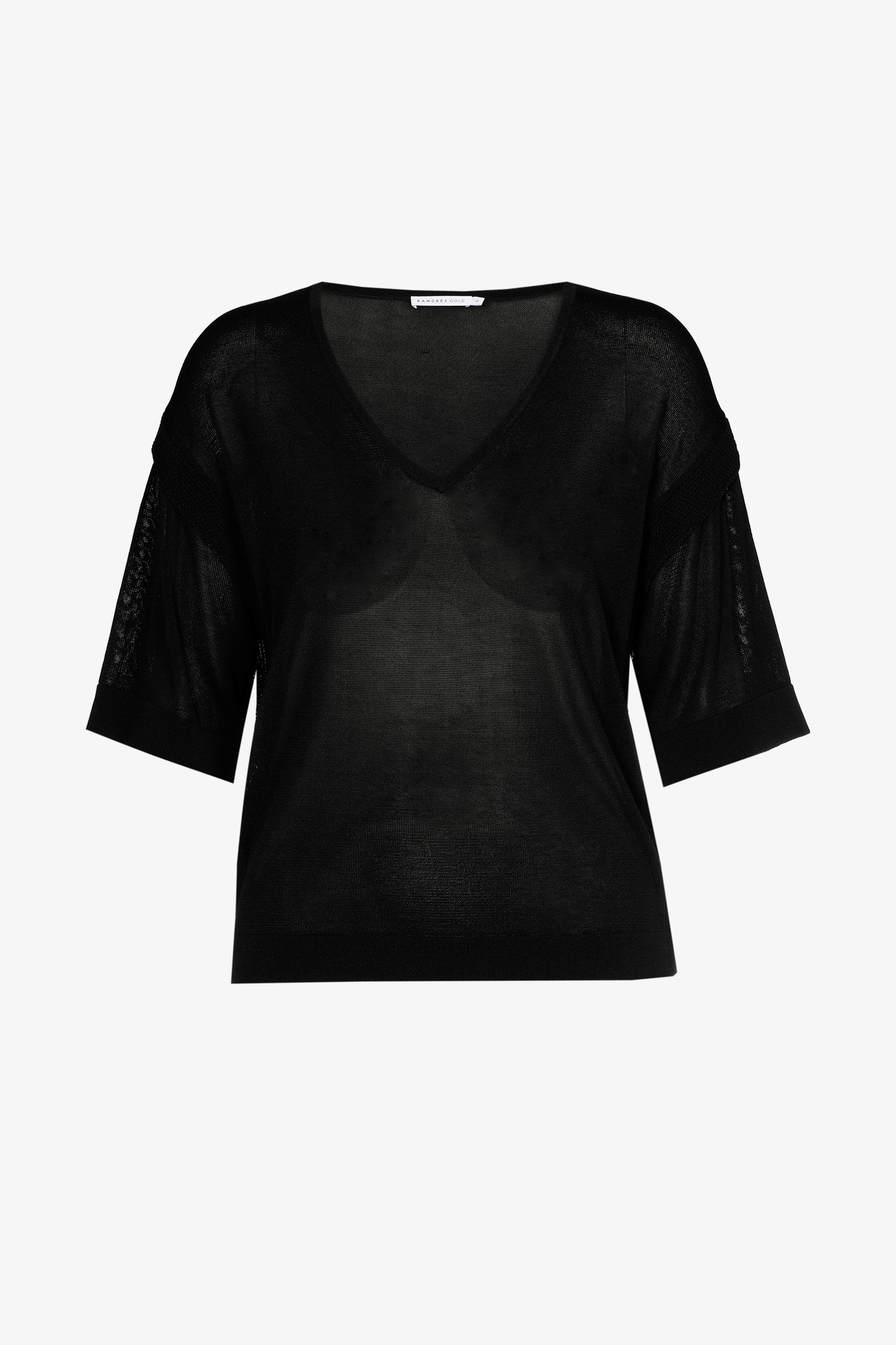 Petit pull multicouche à manches courtes