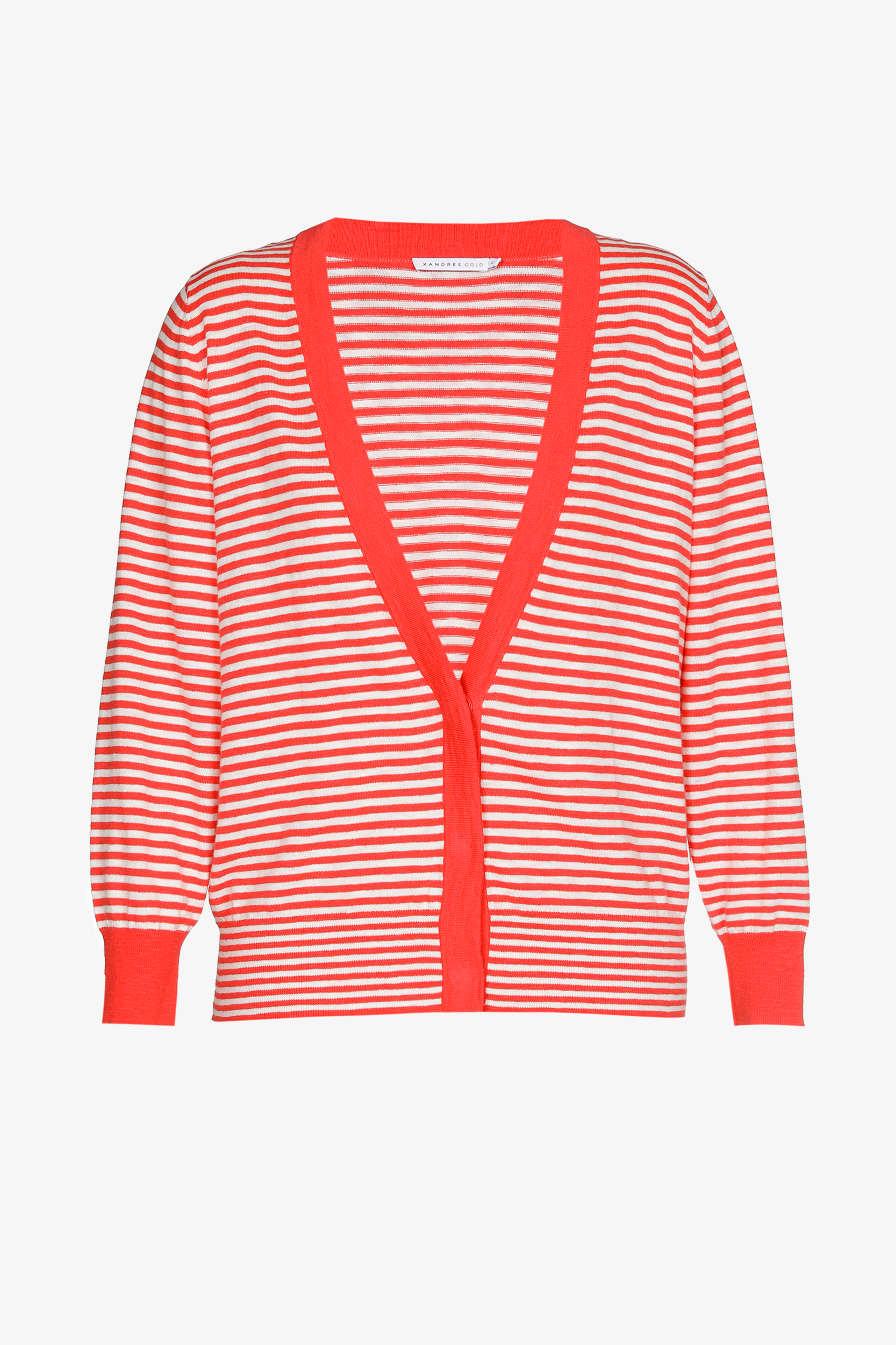 Gilet rayé en jersey