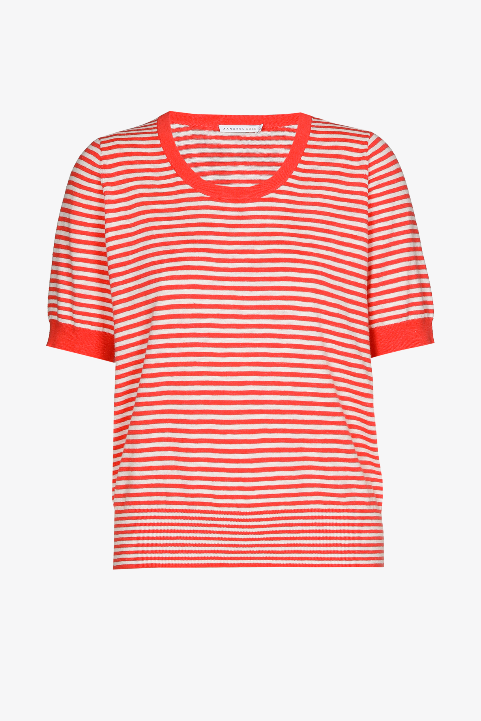 Jumper in jersey fabric with stripes