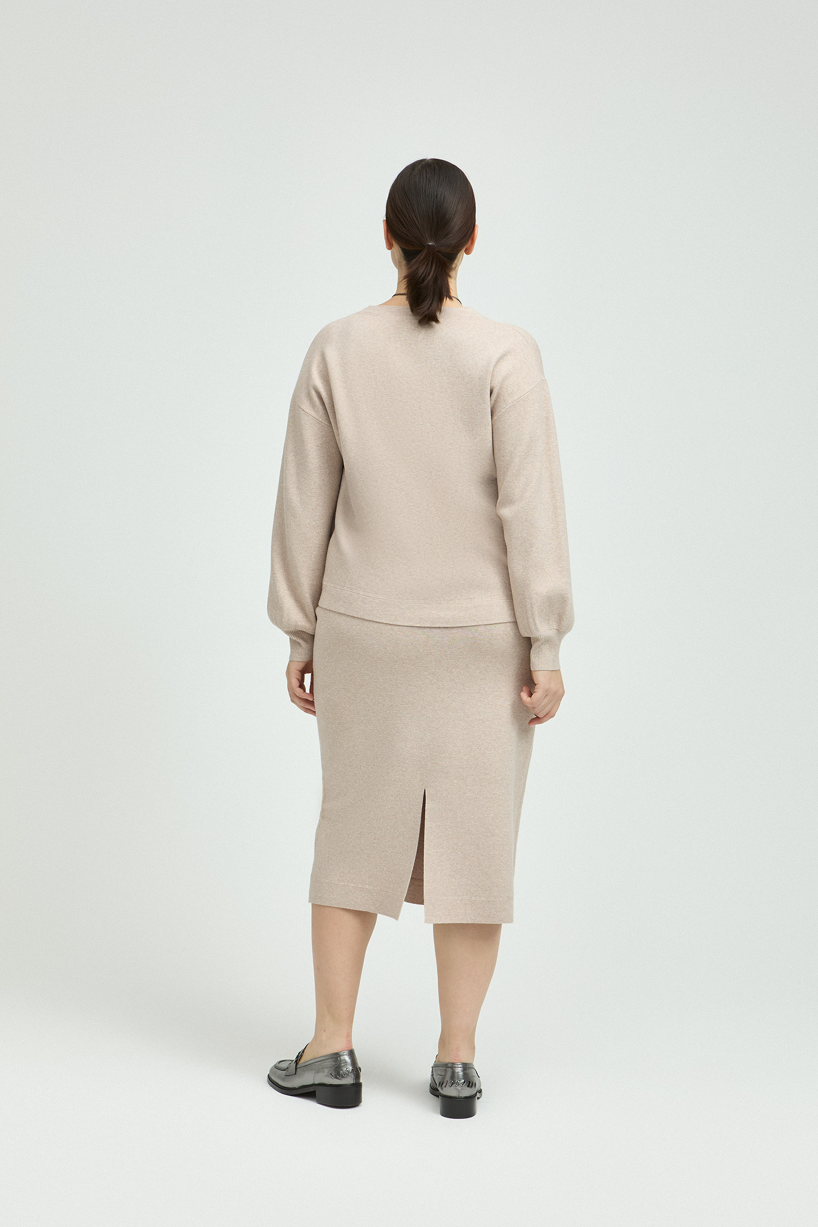 Sweater in milano brei