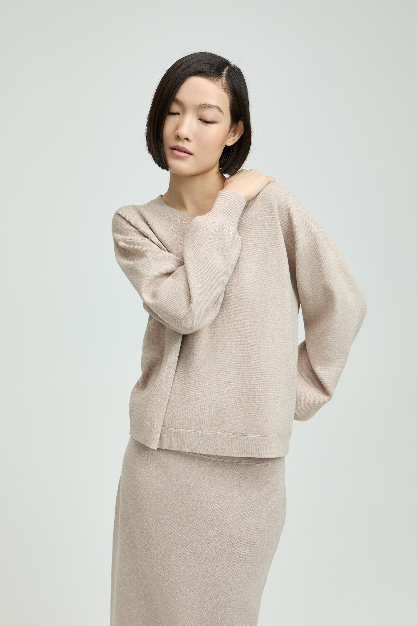 Sweater in milano brei