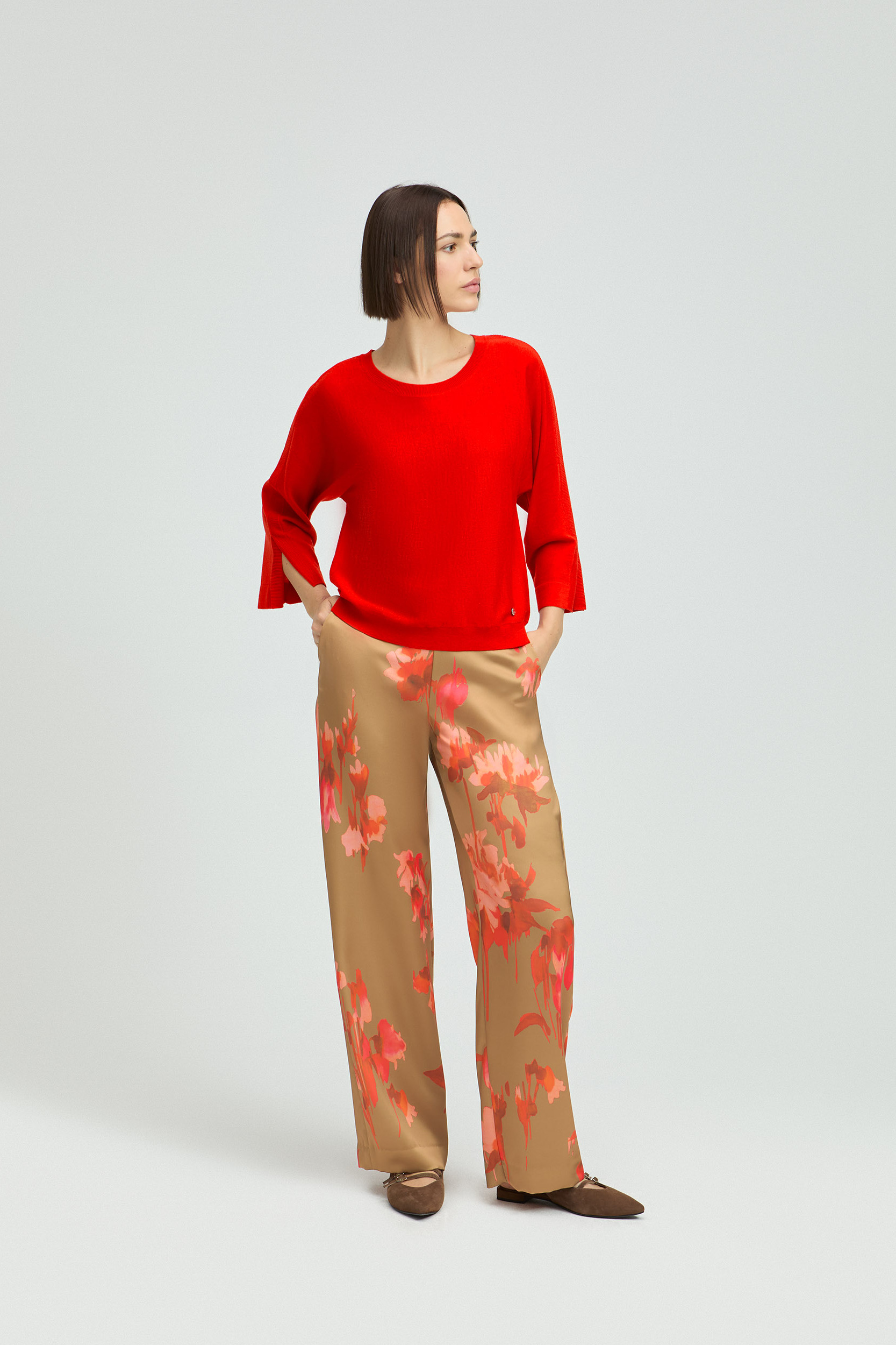 Lässiger Pullover aus feiner Merinowolle 