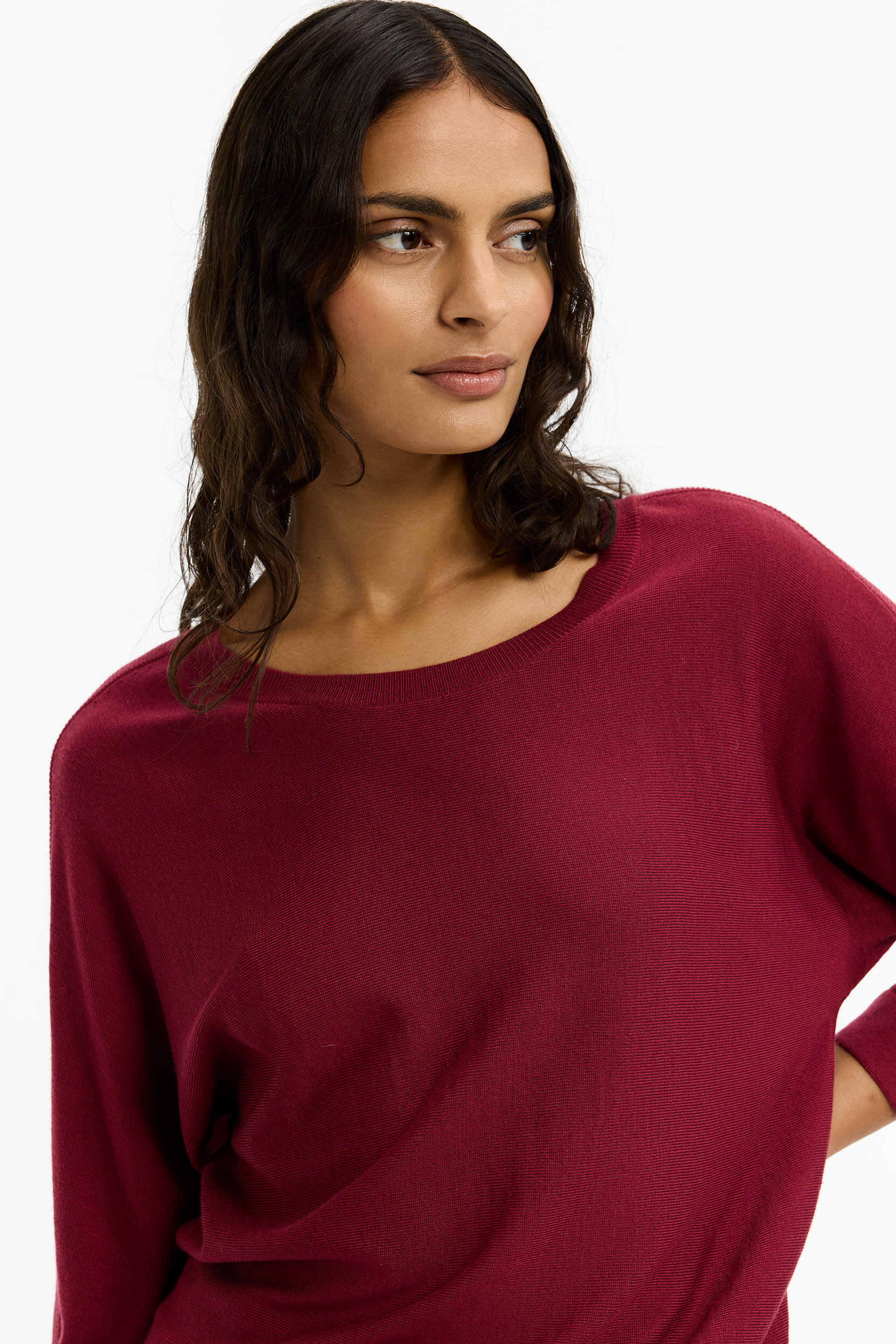 Casual trui in fijne merinowol