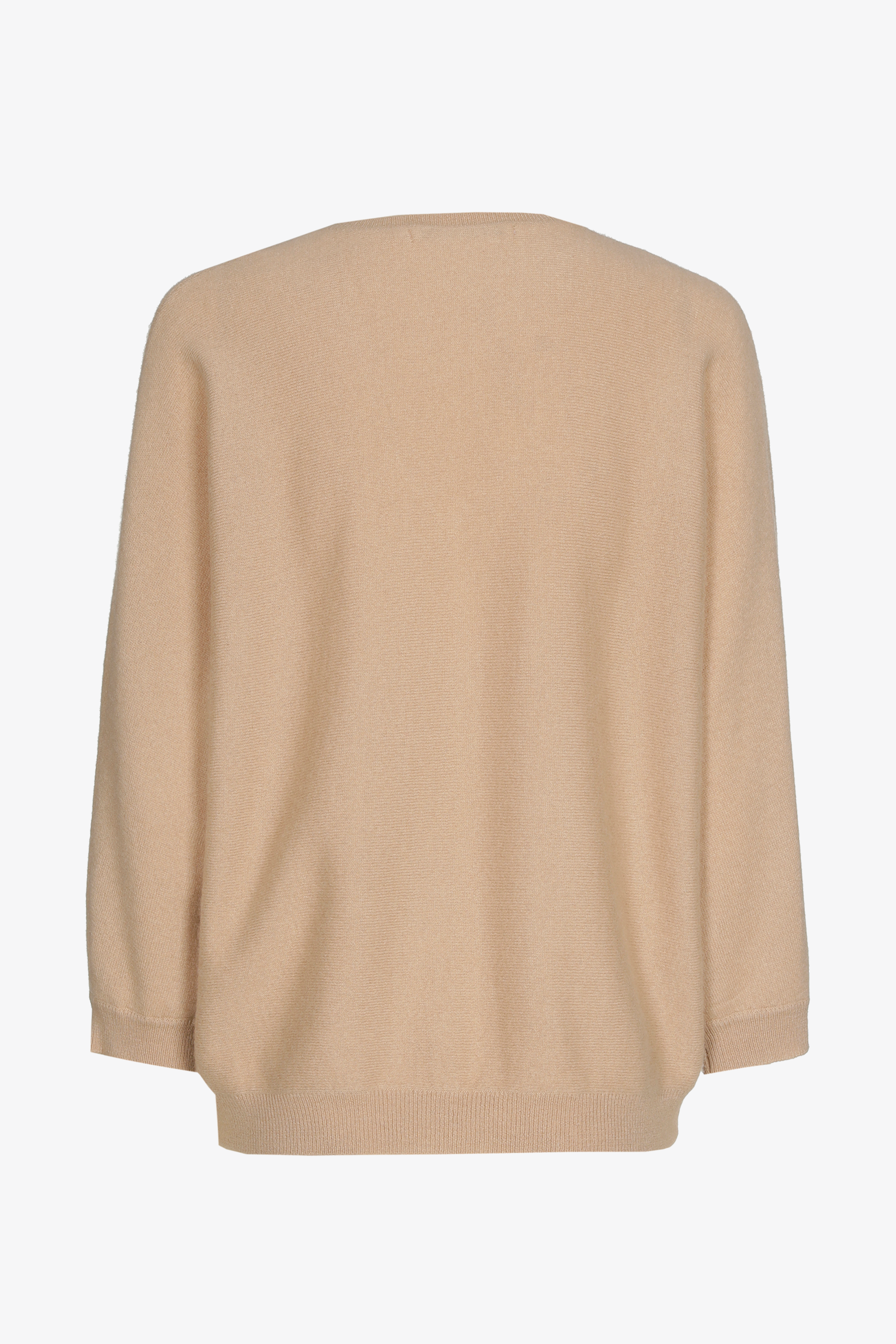 Warme trui met V-hals in cashmere
