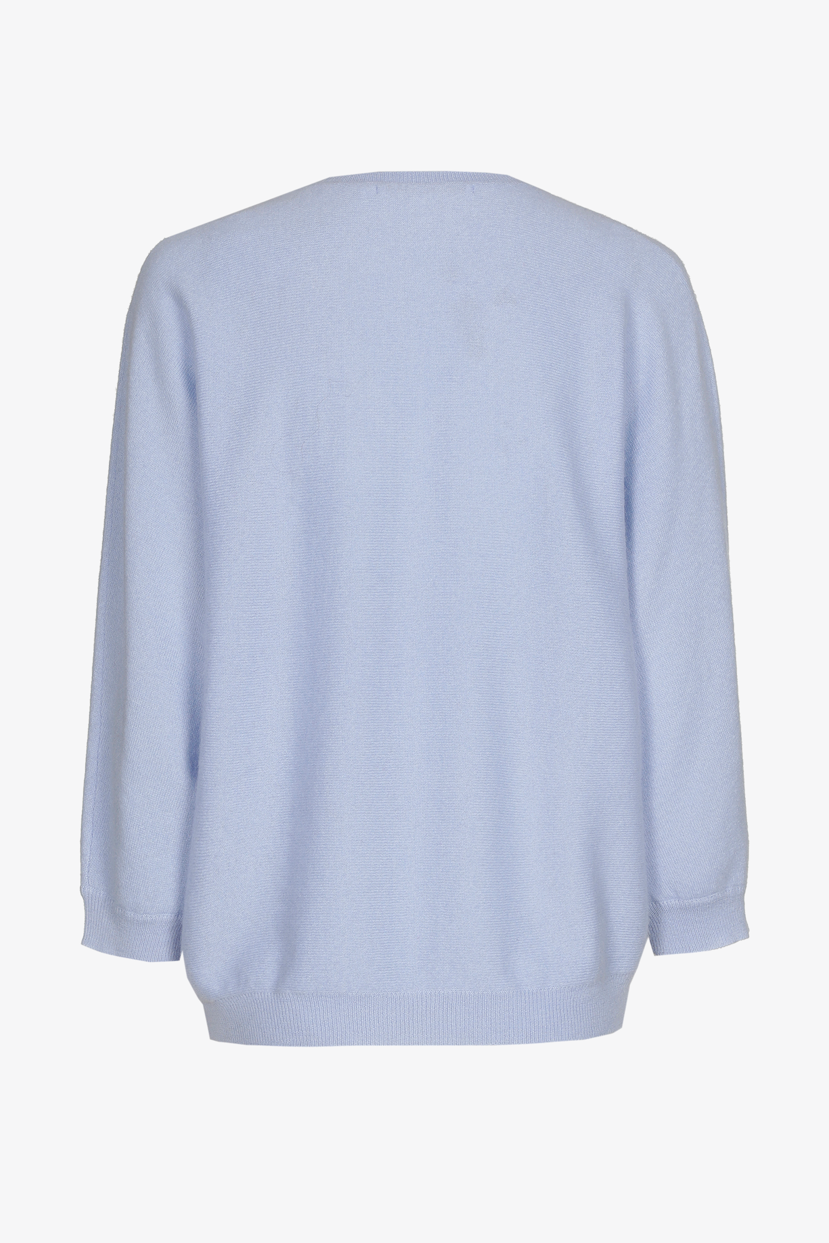 Warme trui met V-hals in cashmere