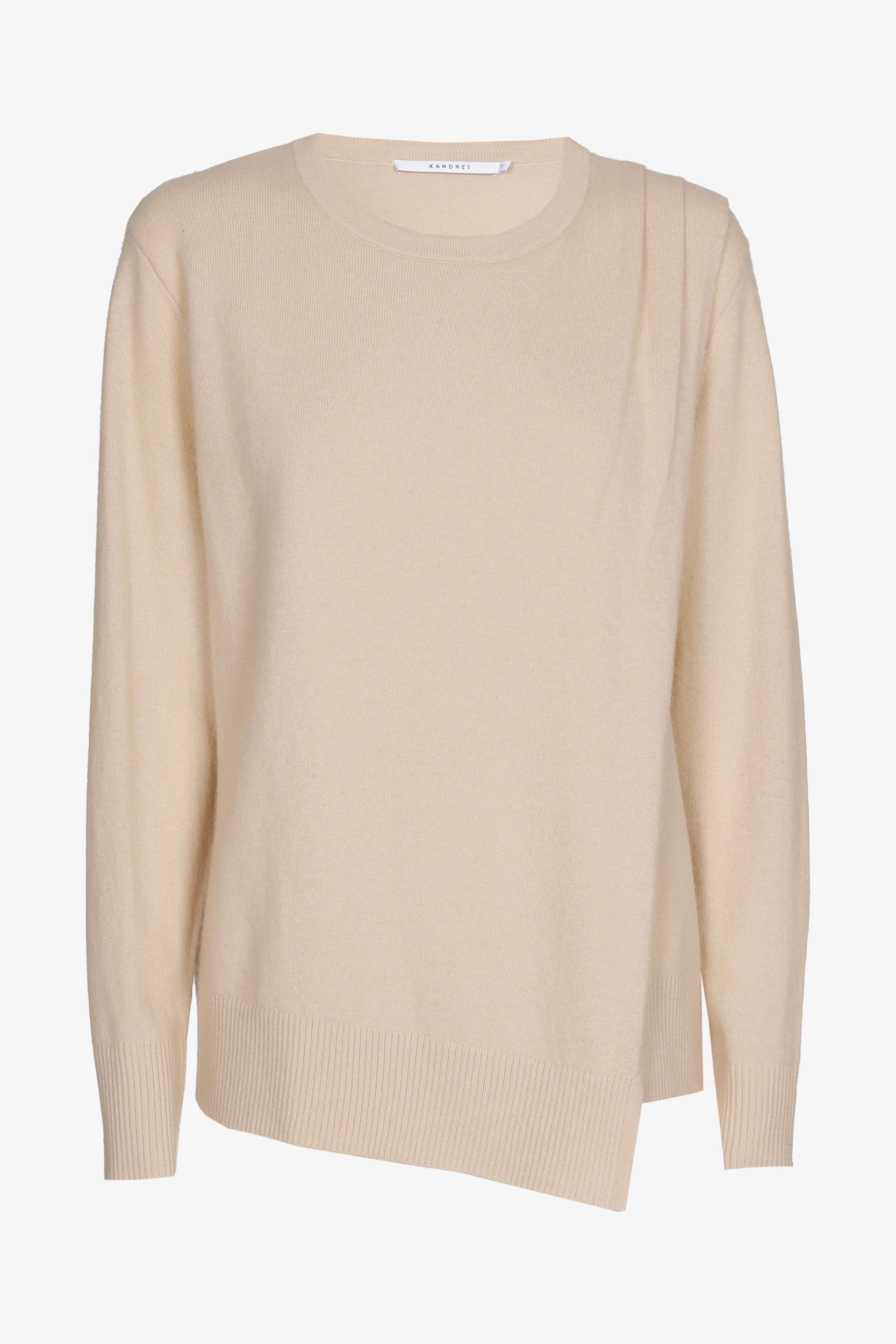 Pull en laine avec revers