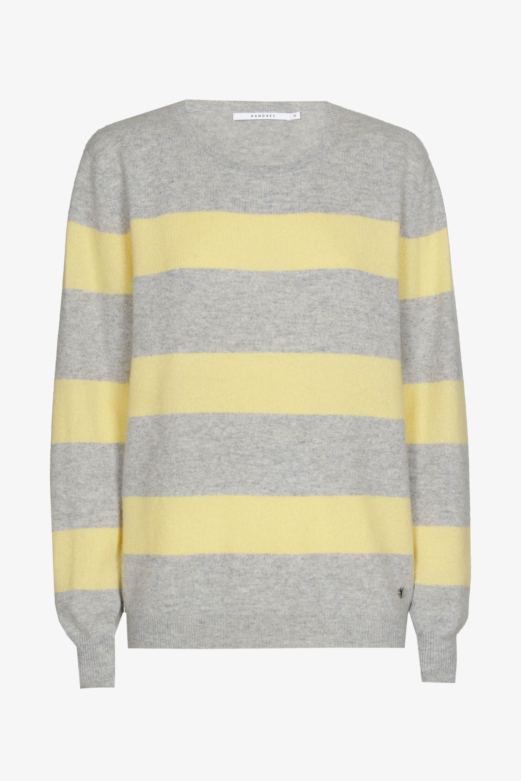 Cashmere sweater with stripes