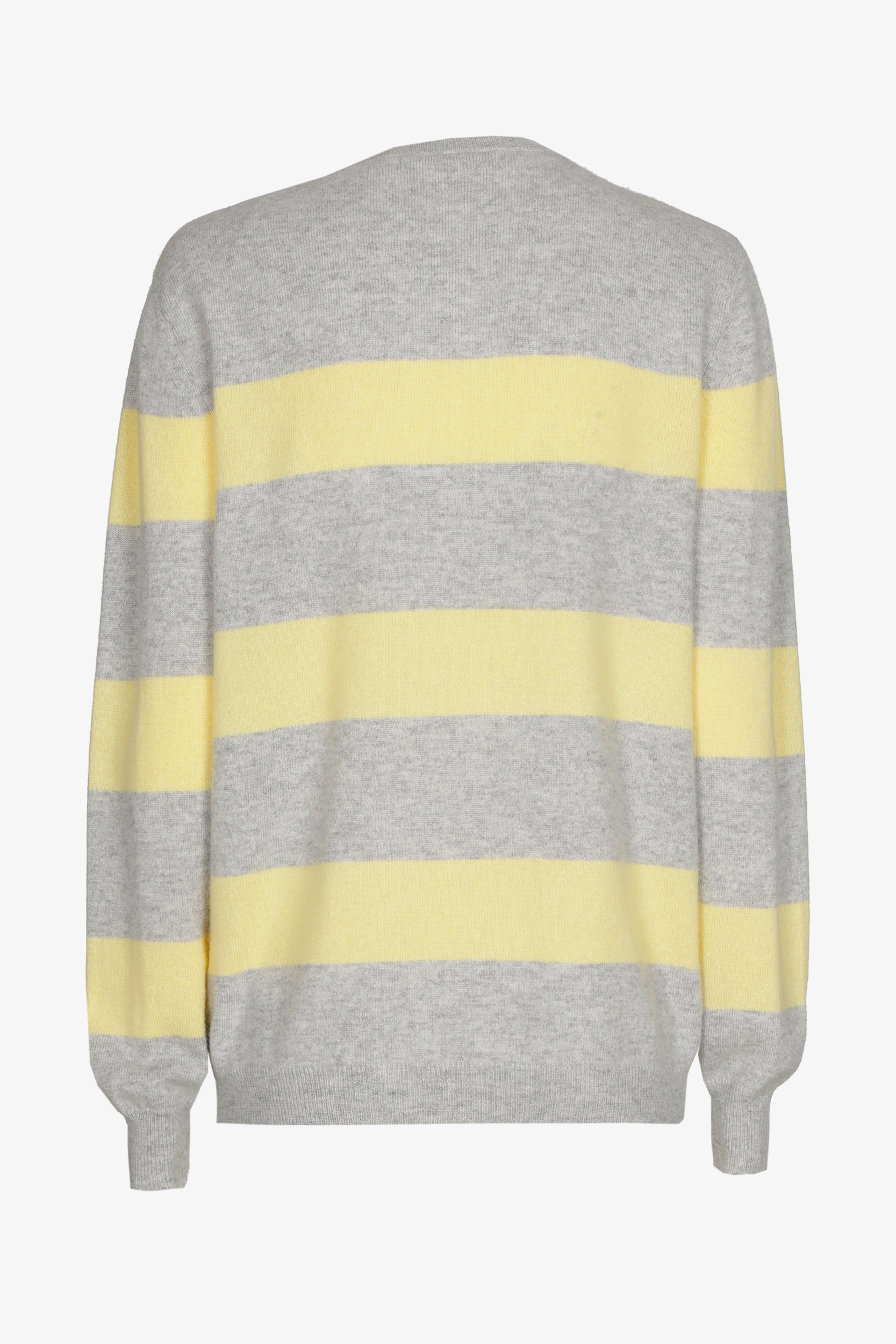 Cashmere sweater with stripes