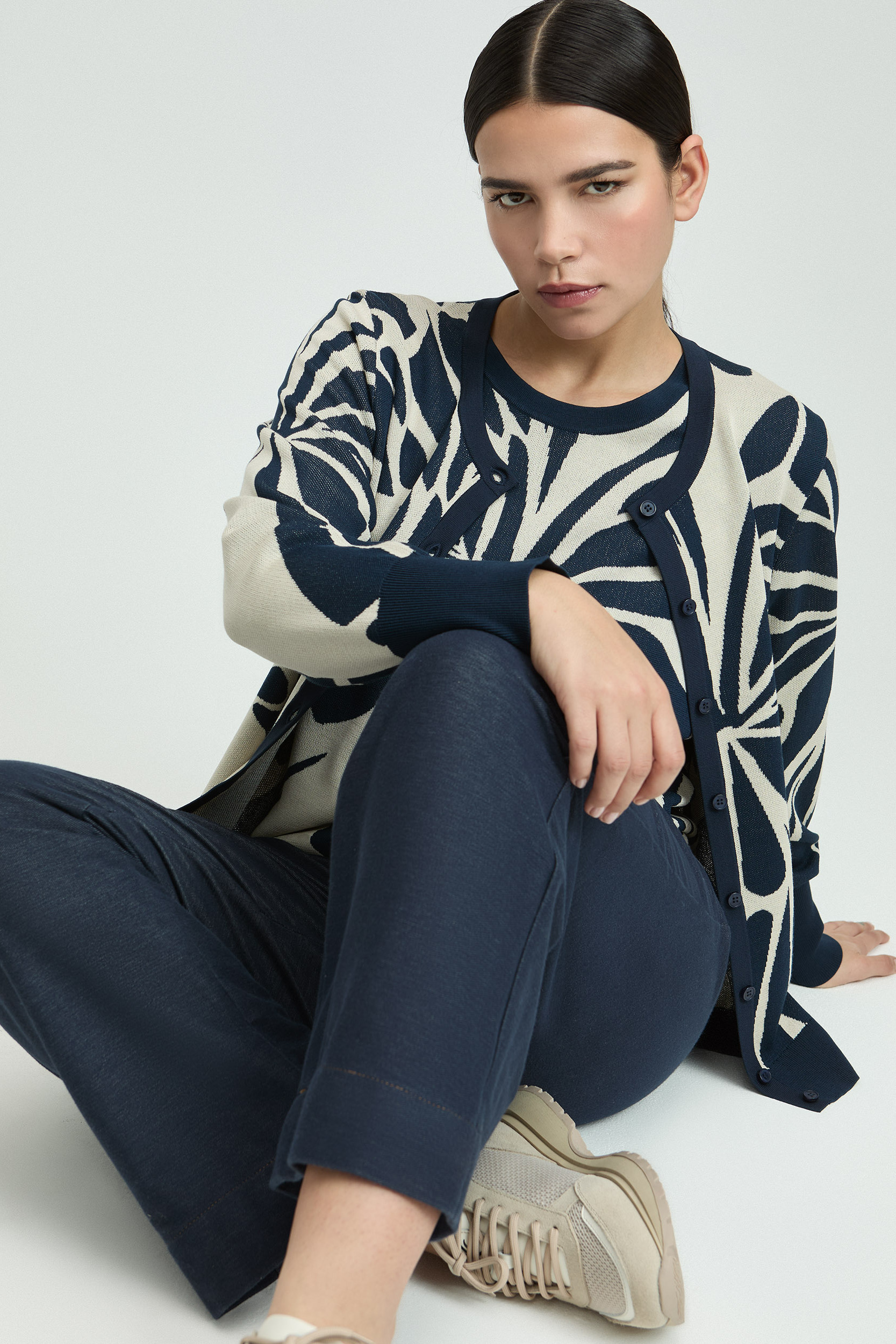 Jacquard gilet 