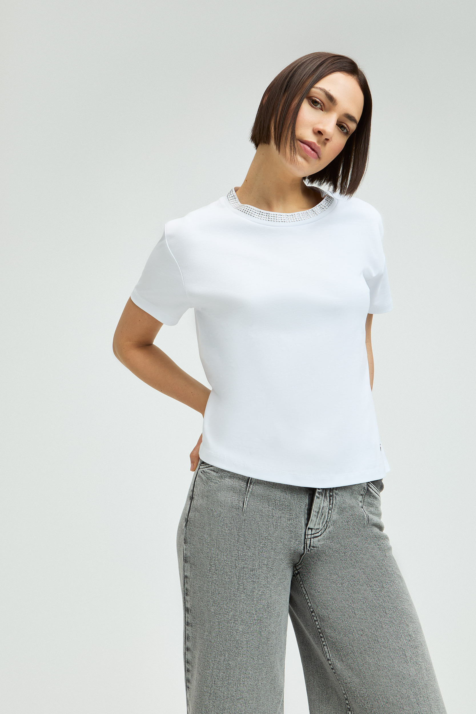 T-Shirt aus Baumwolle 