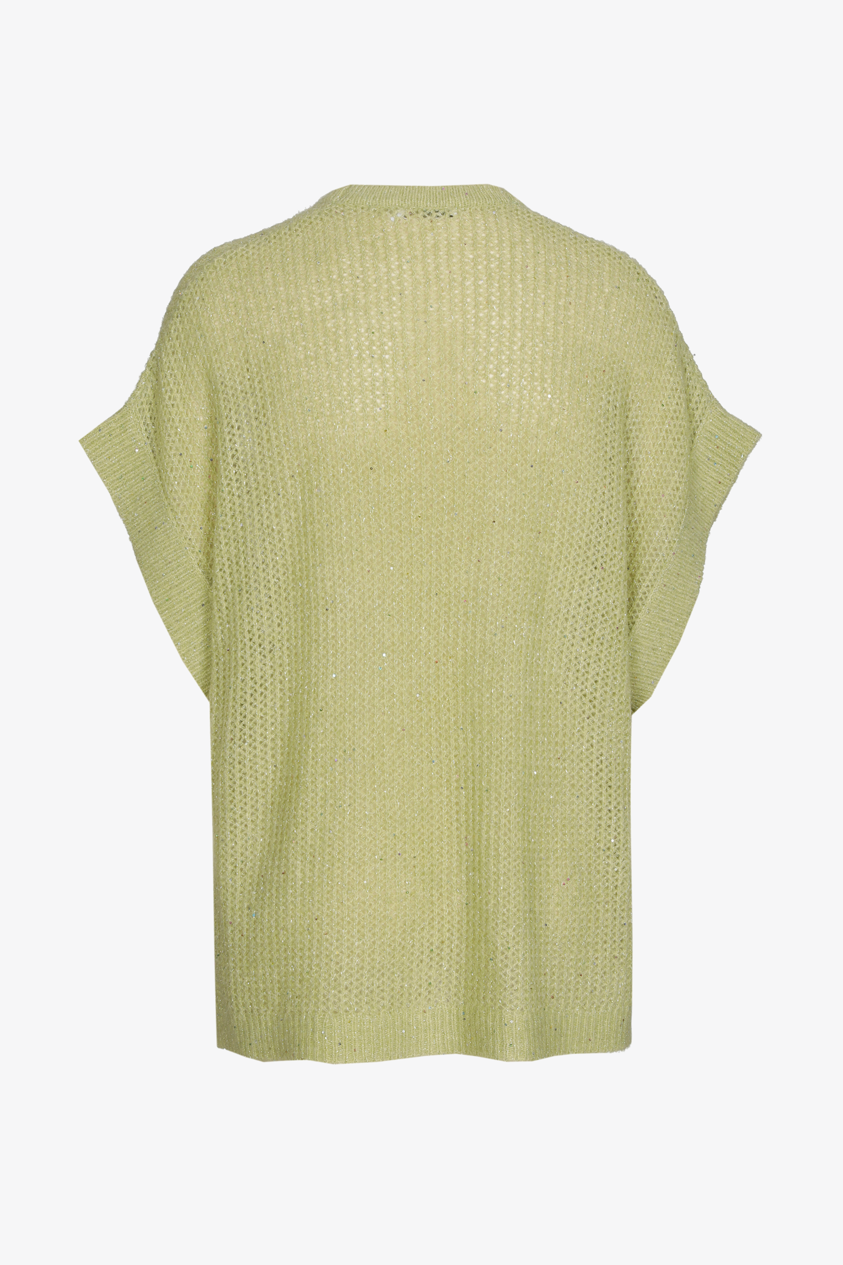 Cape short-sleeved cardigan 