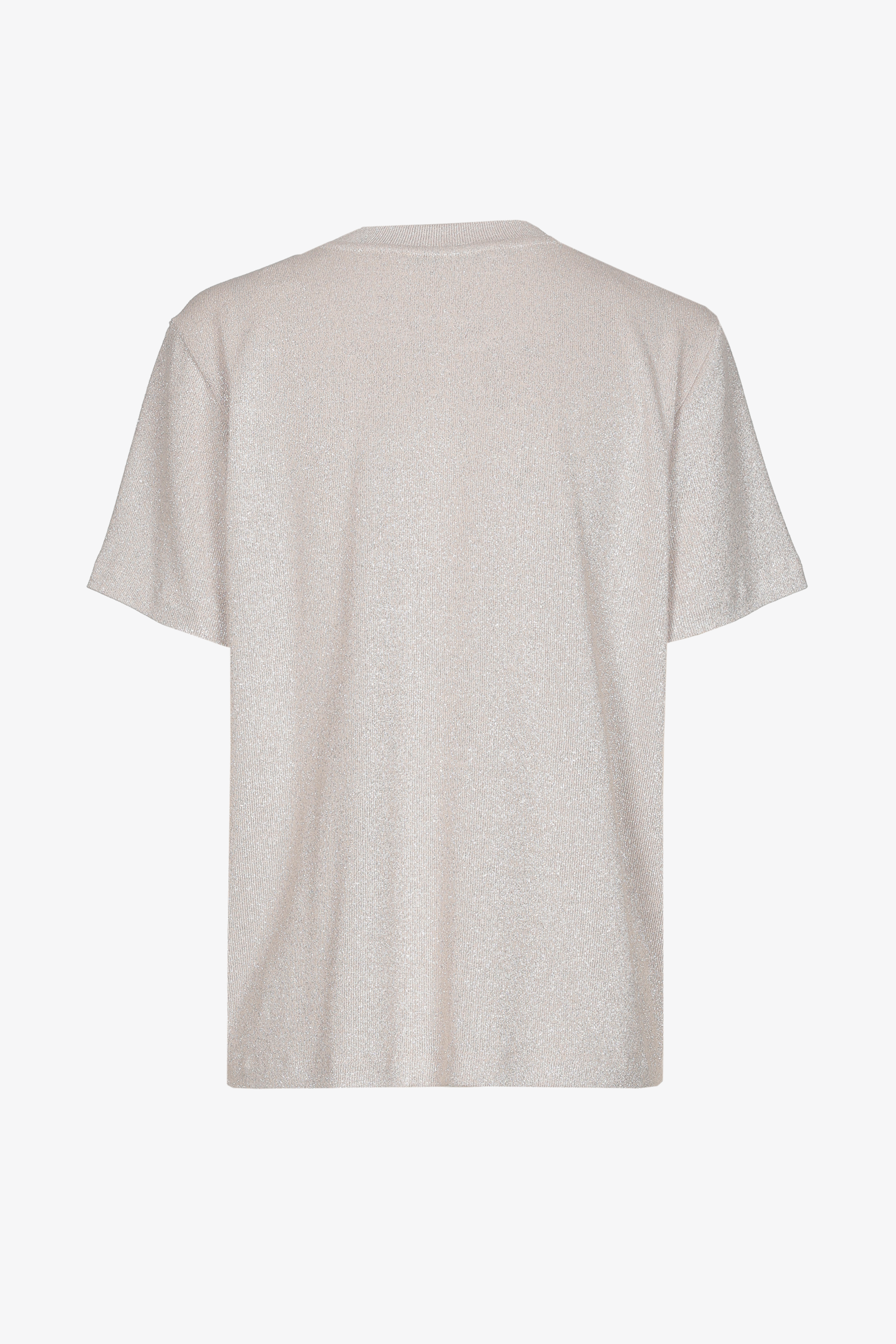 Lurex T-shirt with short sleeves
