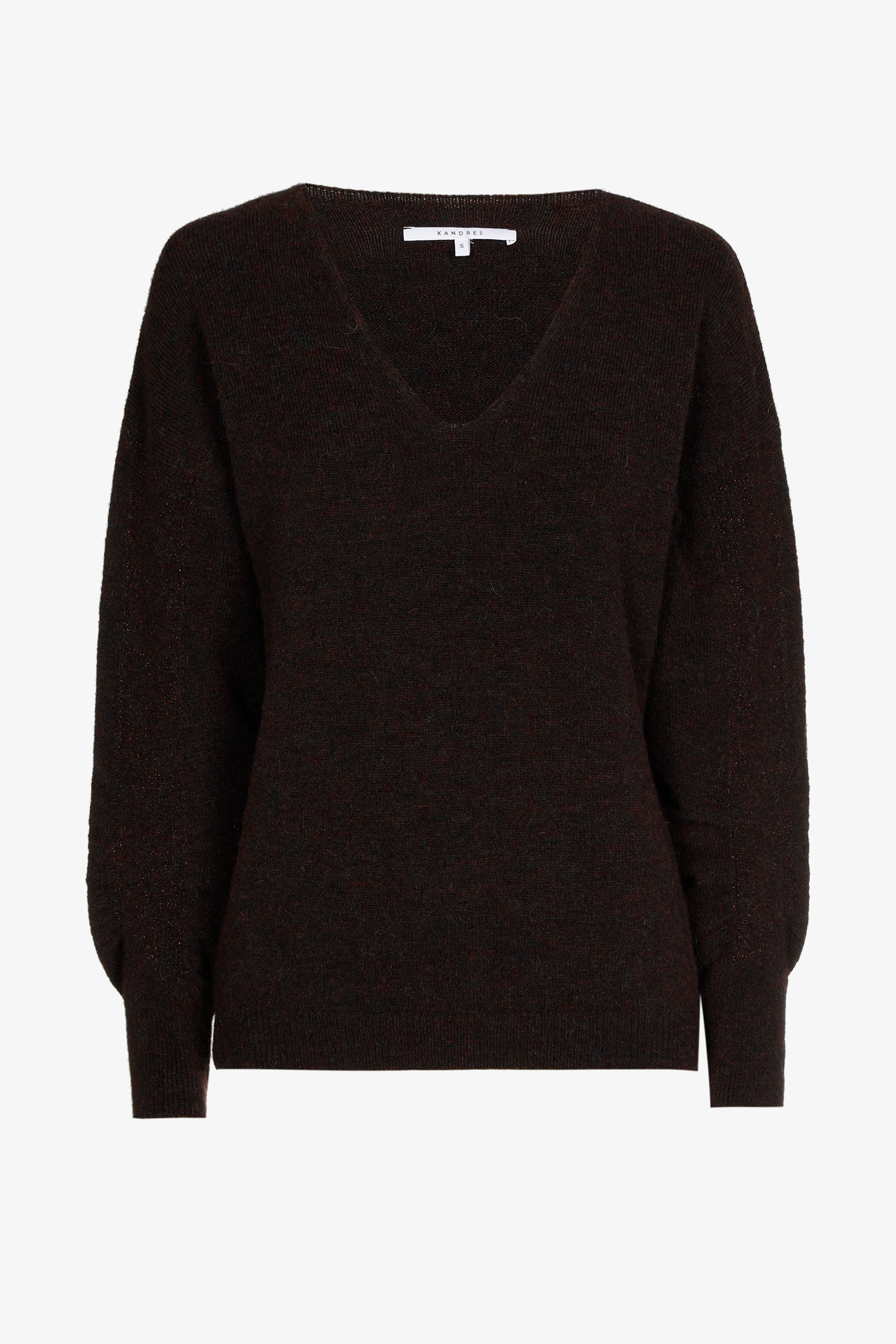 Lockerer Pullover mit V-Ausschnitt
