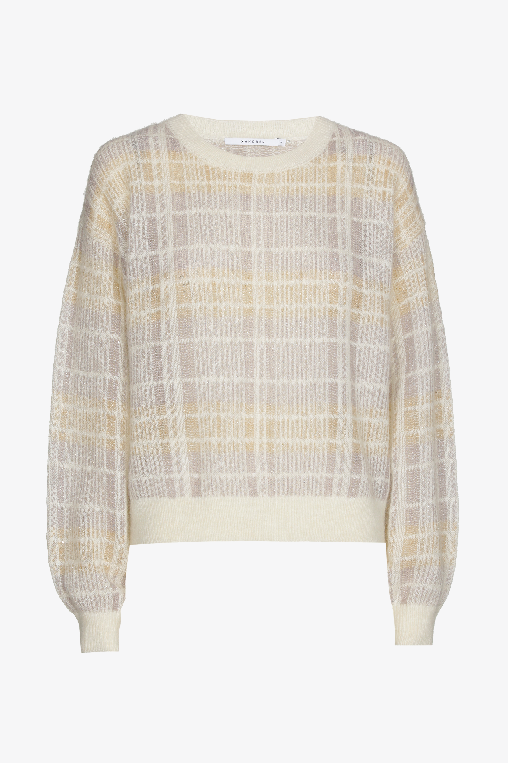 Gilet met ruitmotief