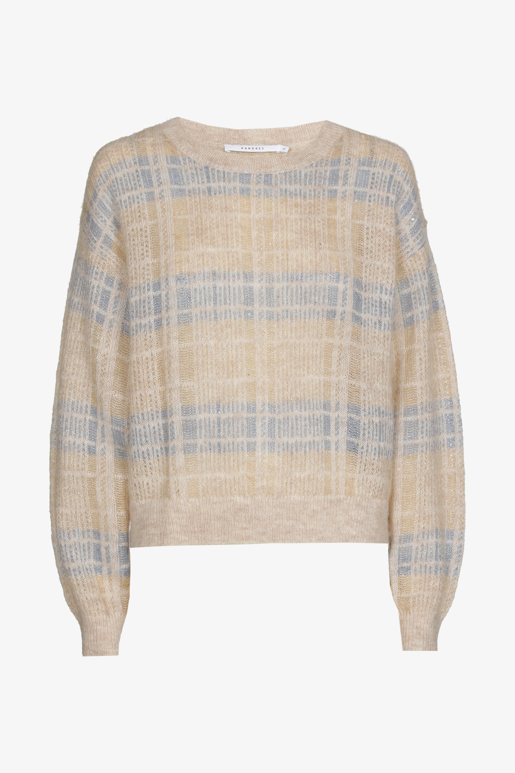 Gilet met ruitmotief
