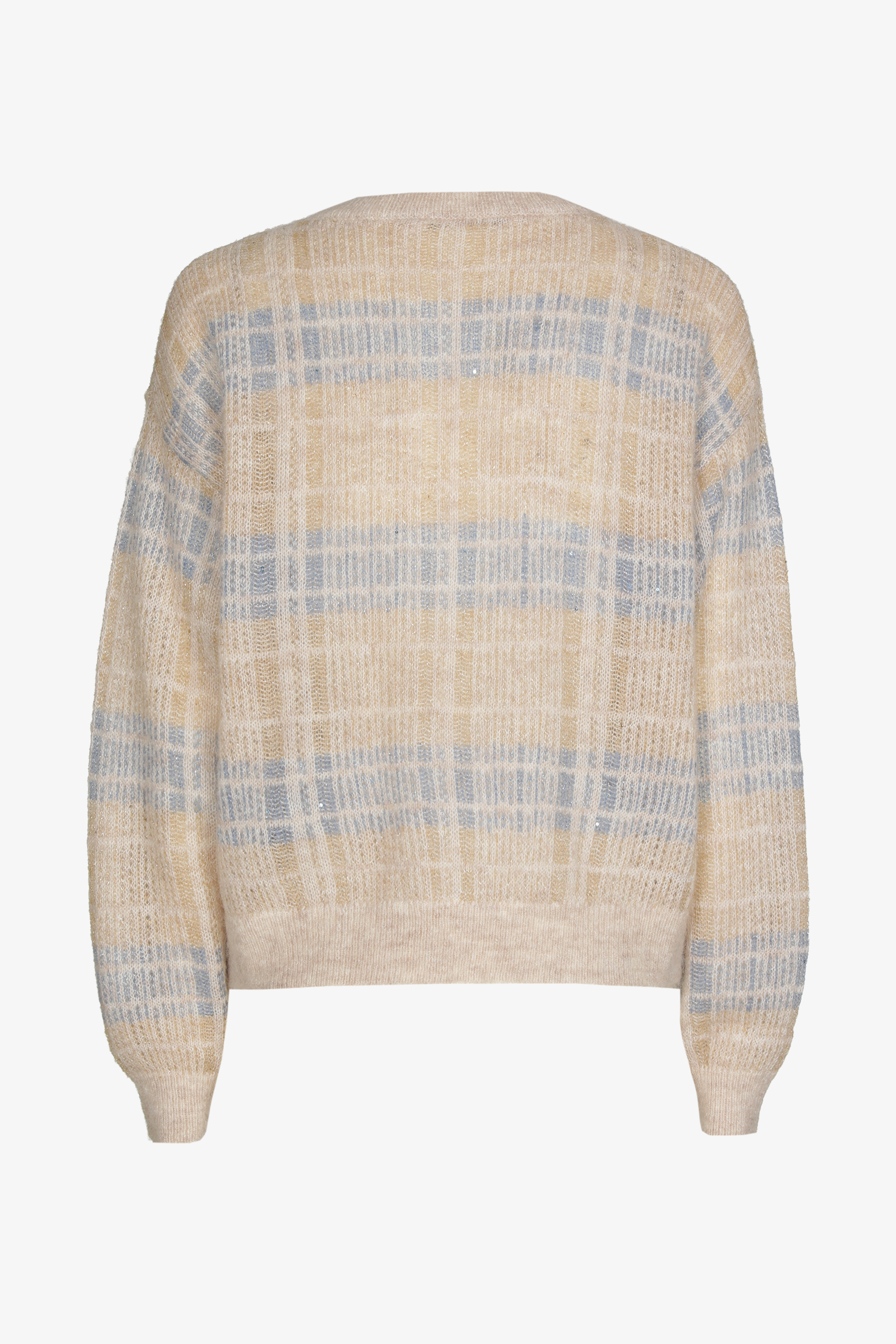 Gilet met ruitmotief