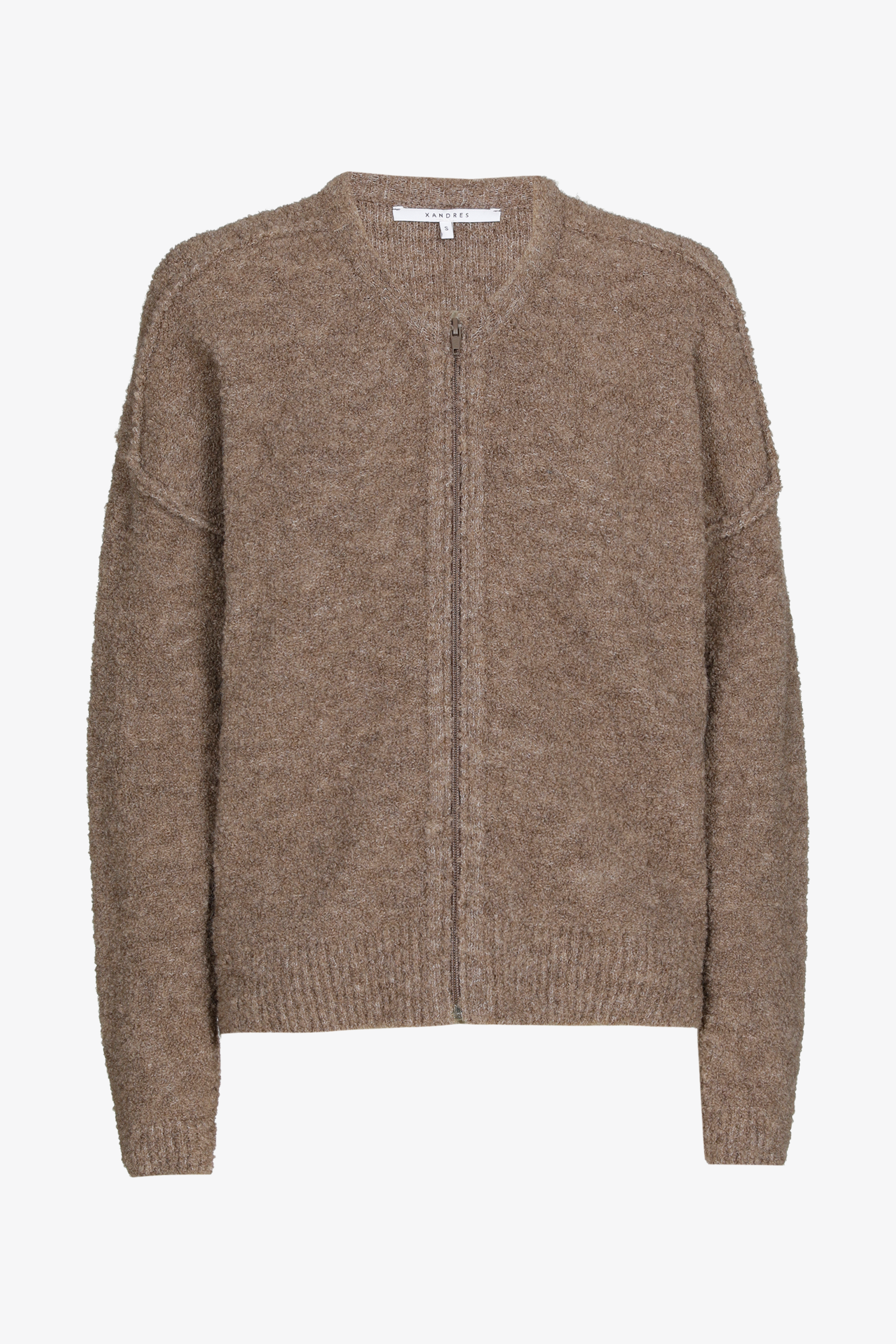Gilet chaud à coutures apparentes