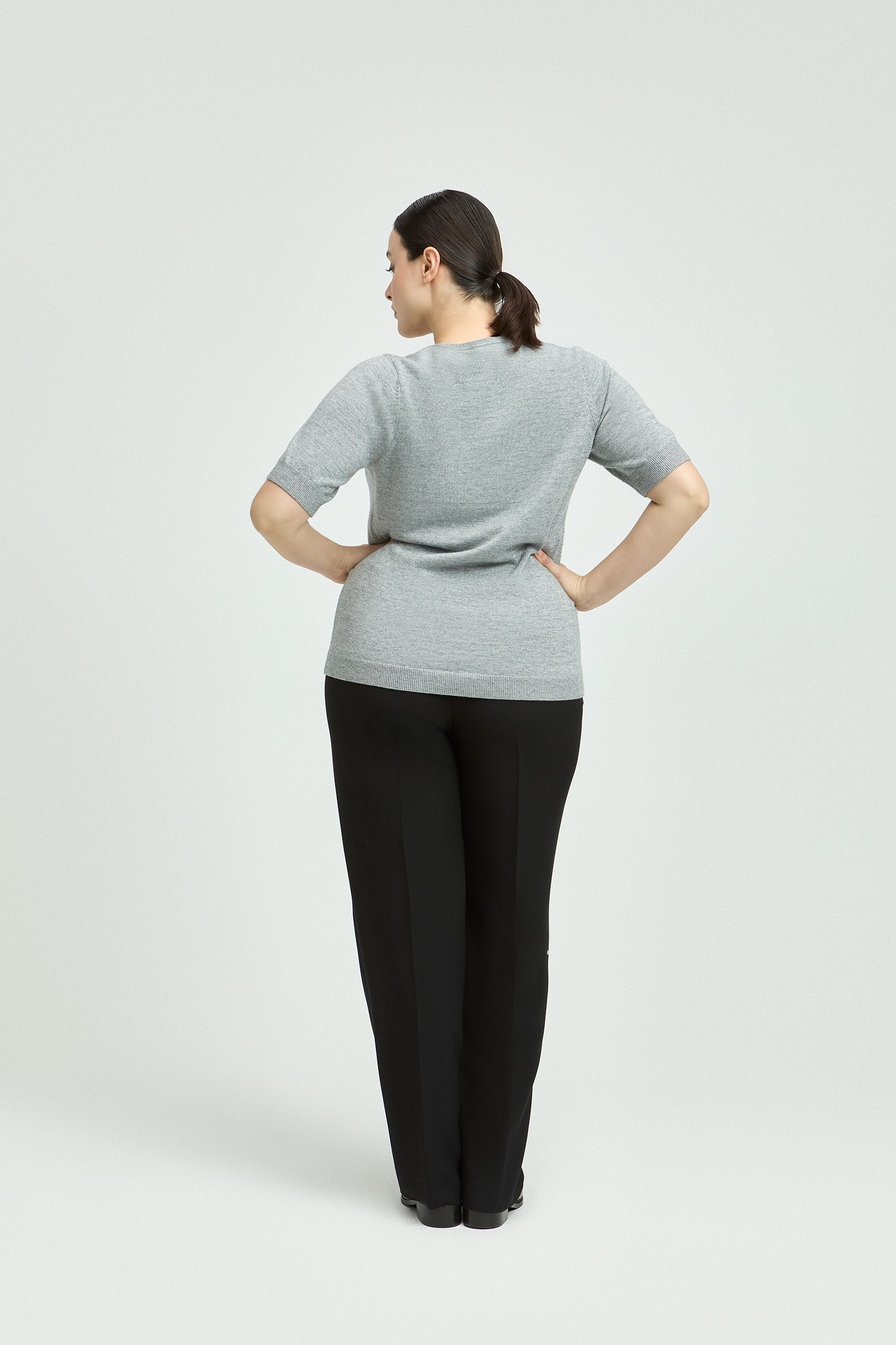 Pull met korte mouwen