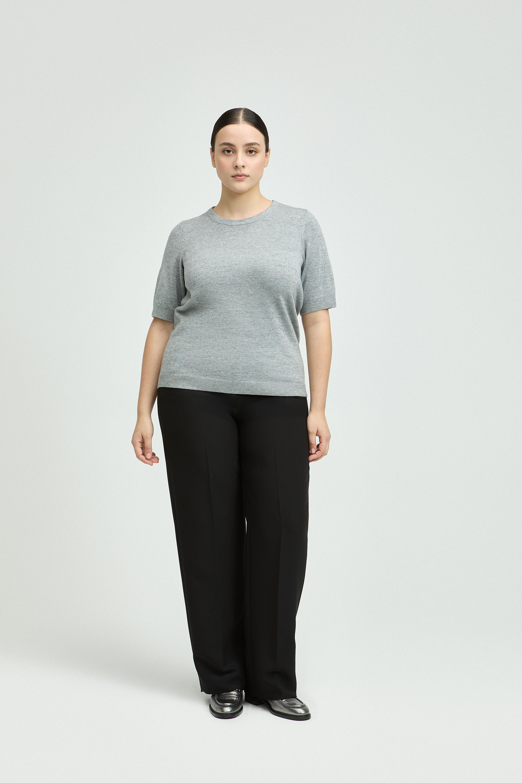 Pull met korte mouwen
