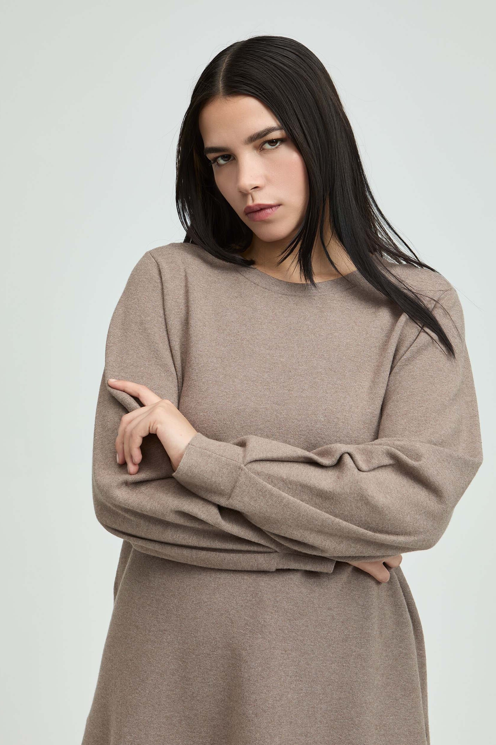 Tuniek trui met lange mouwen