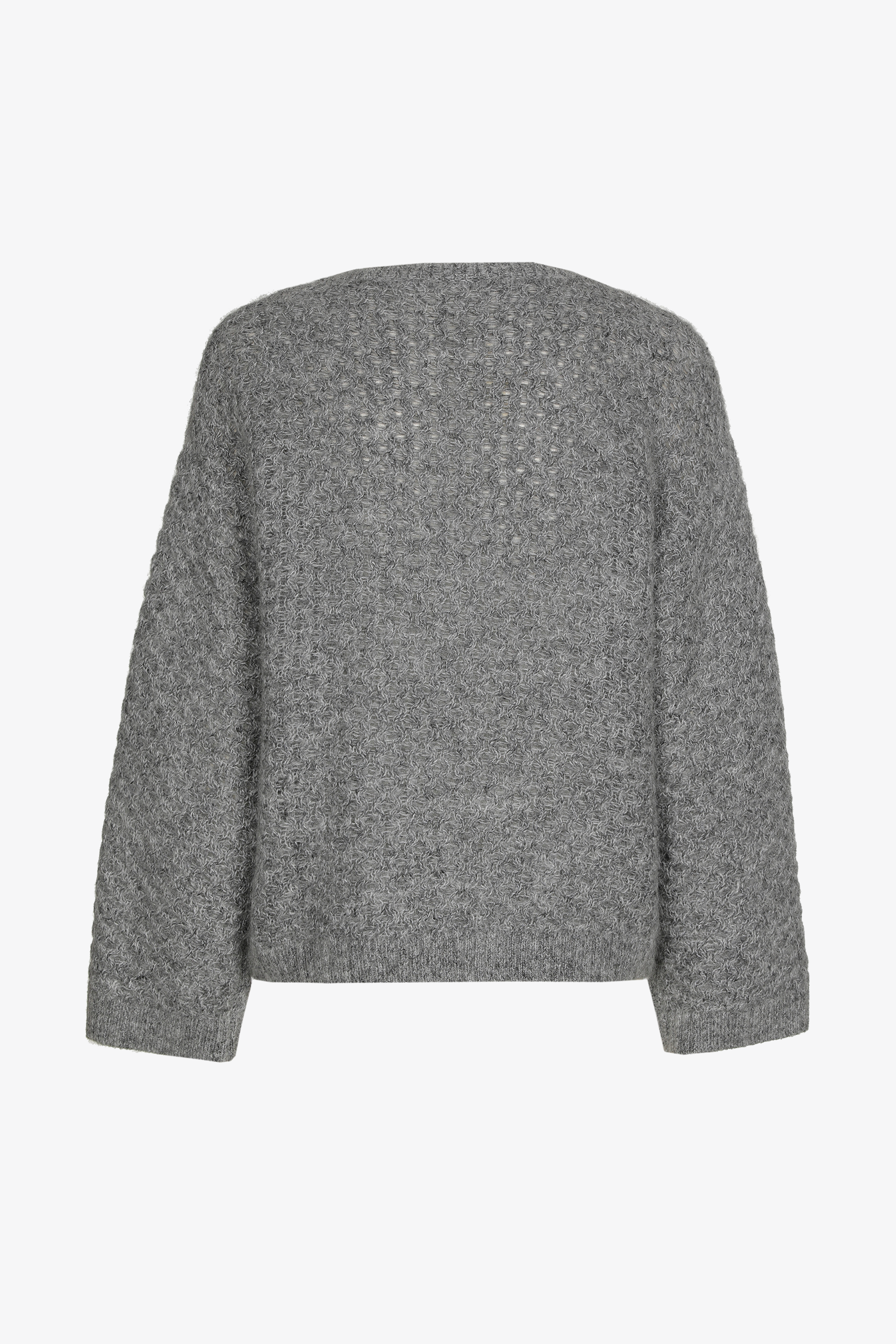 Gebreide pull met ronde hals 