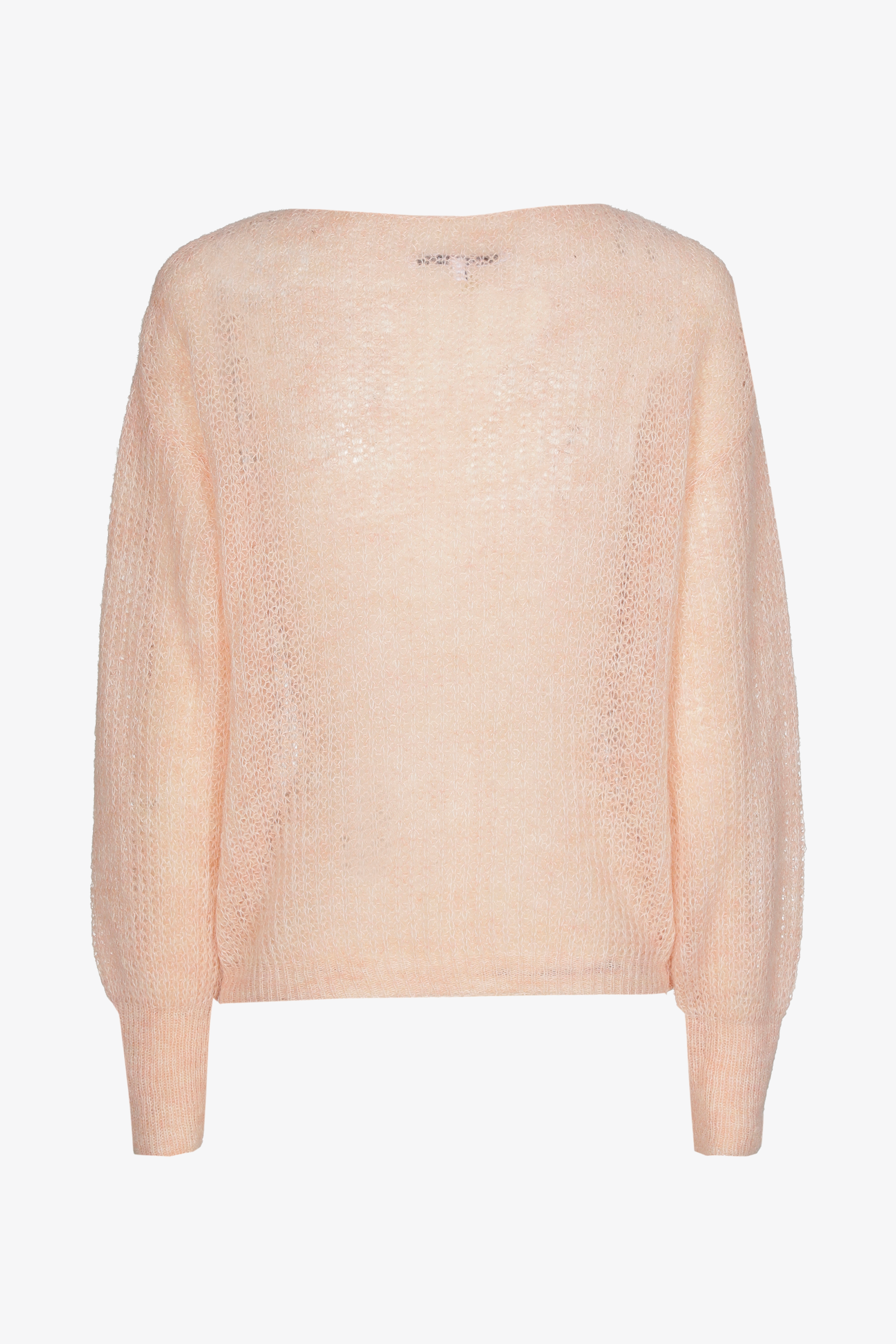 Loose-knit pullover in alpaca wool